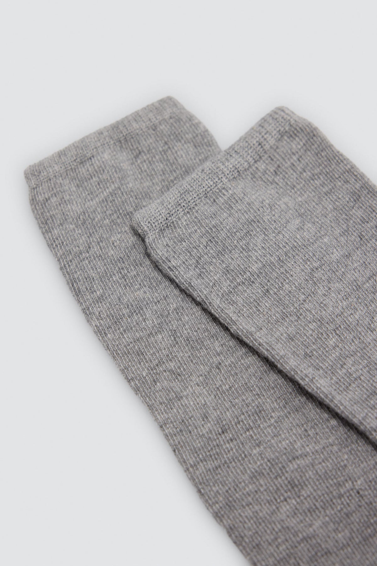 Chaussettes hautes enfant basiques grises