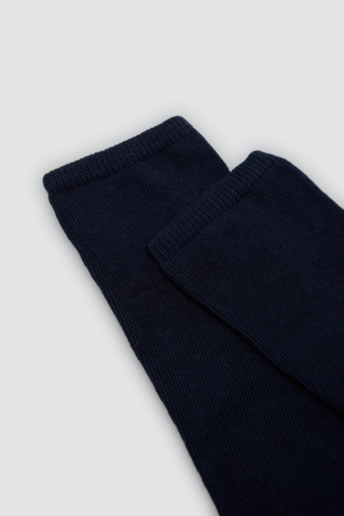 Chaussettes hautes enfant basiques bleu marine