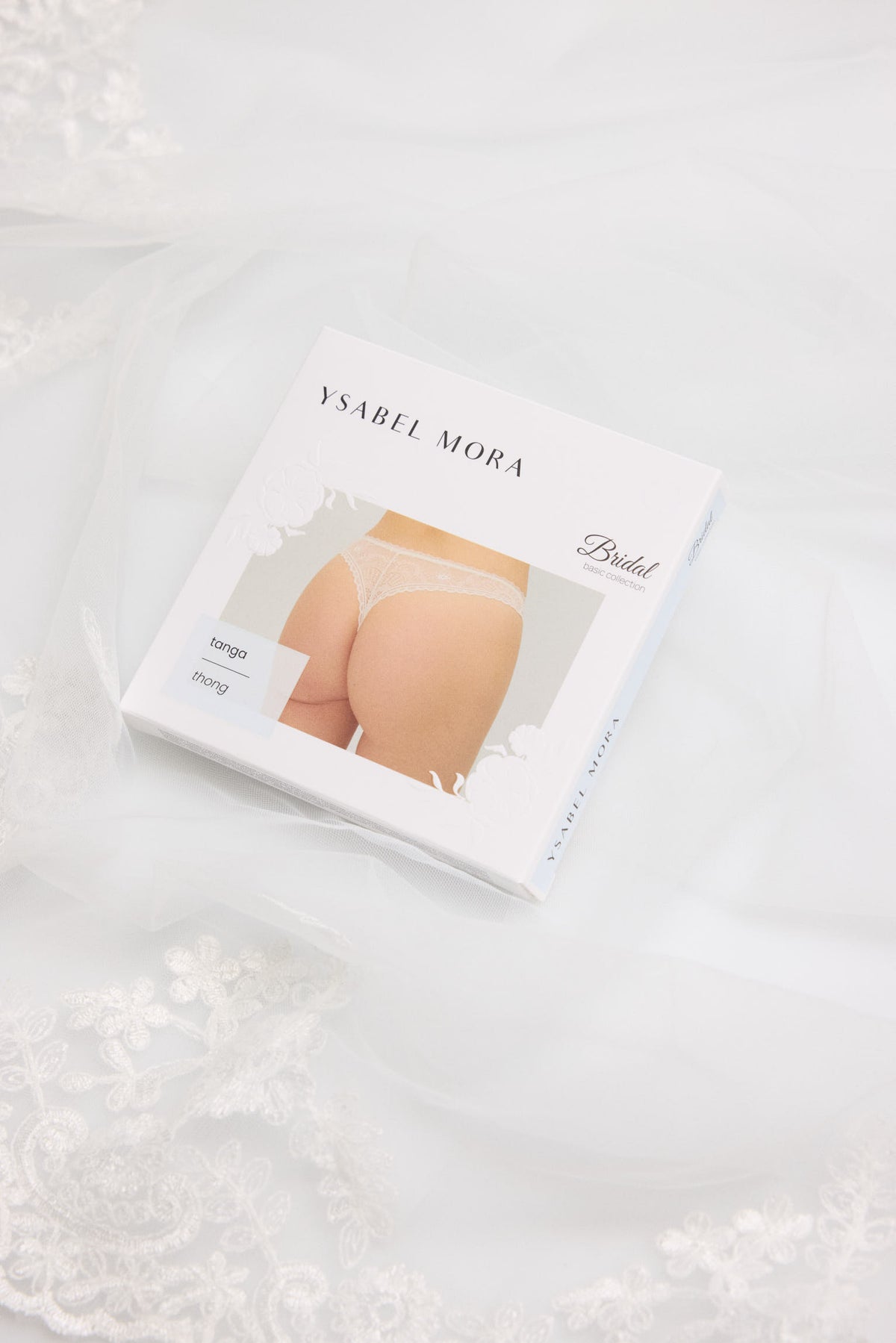 Tanga encaje blanco | Colección Novia - Ysabel Mora