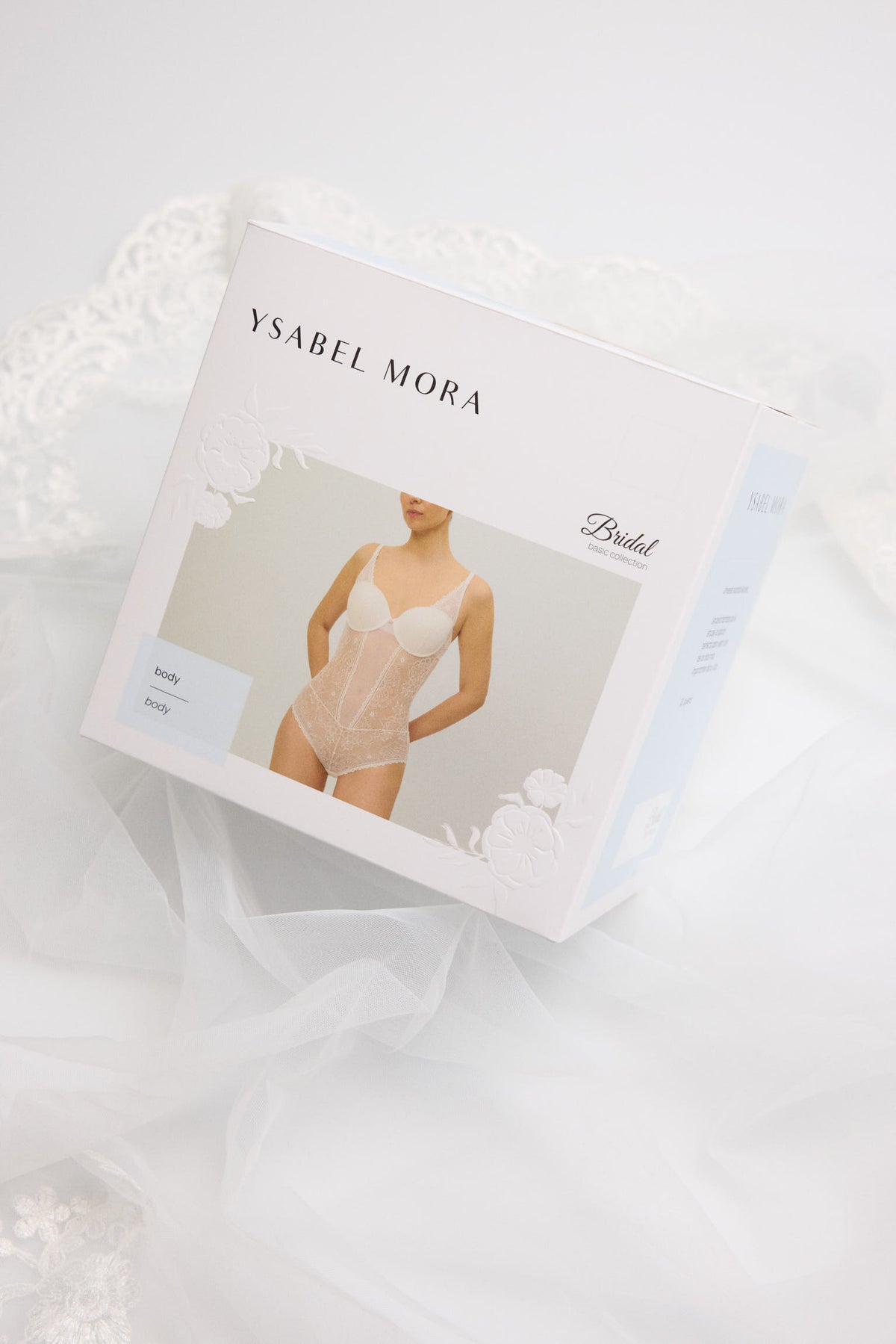 Body de encaje blanco | Colección Novia - Ysabel Mora