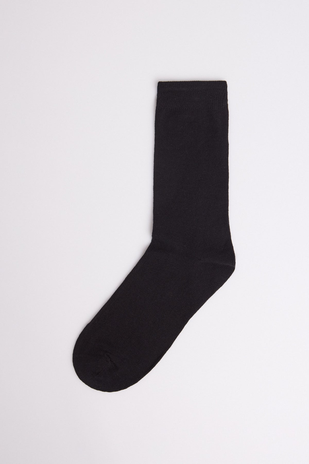 Calcetines básicos algodón largos negro - Ysabel Mora
