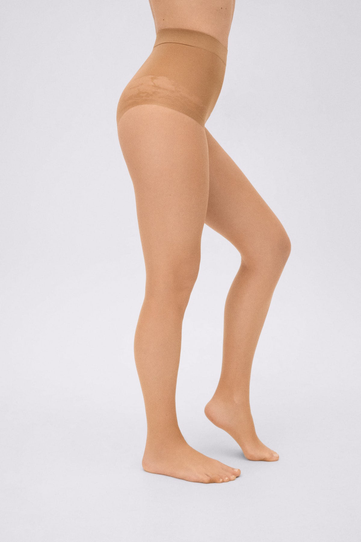 Panty reductor irrompible 10 denier marrón - Ysabel Mora