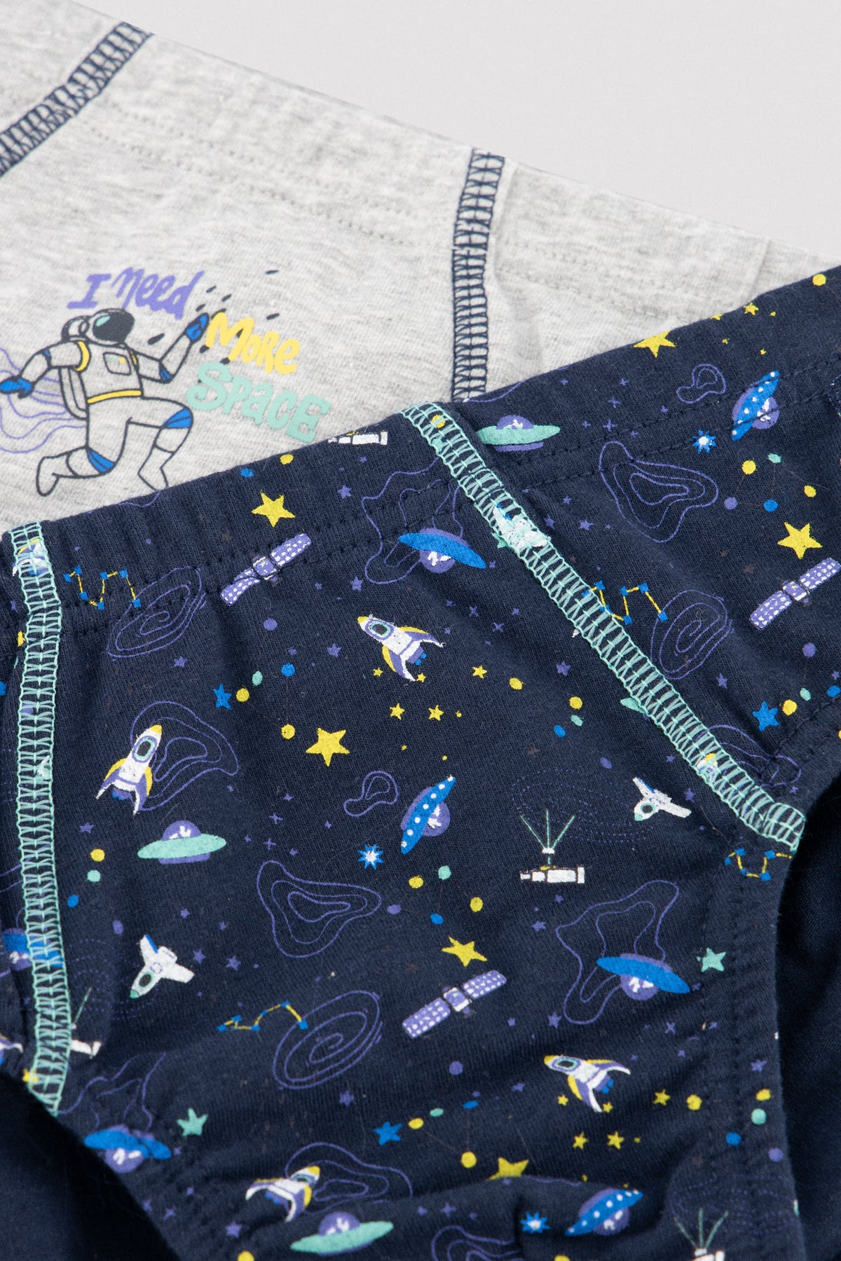 Pack de 2 slips infantiles estampado astronautas - Ysabel Mora