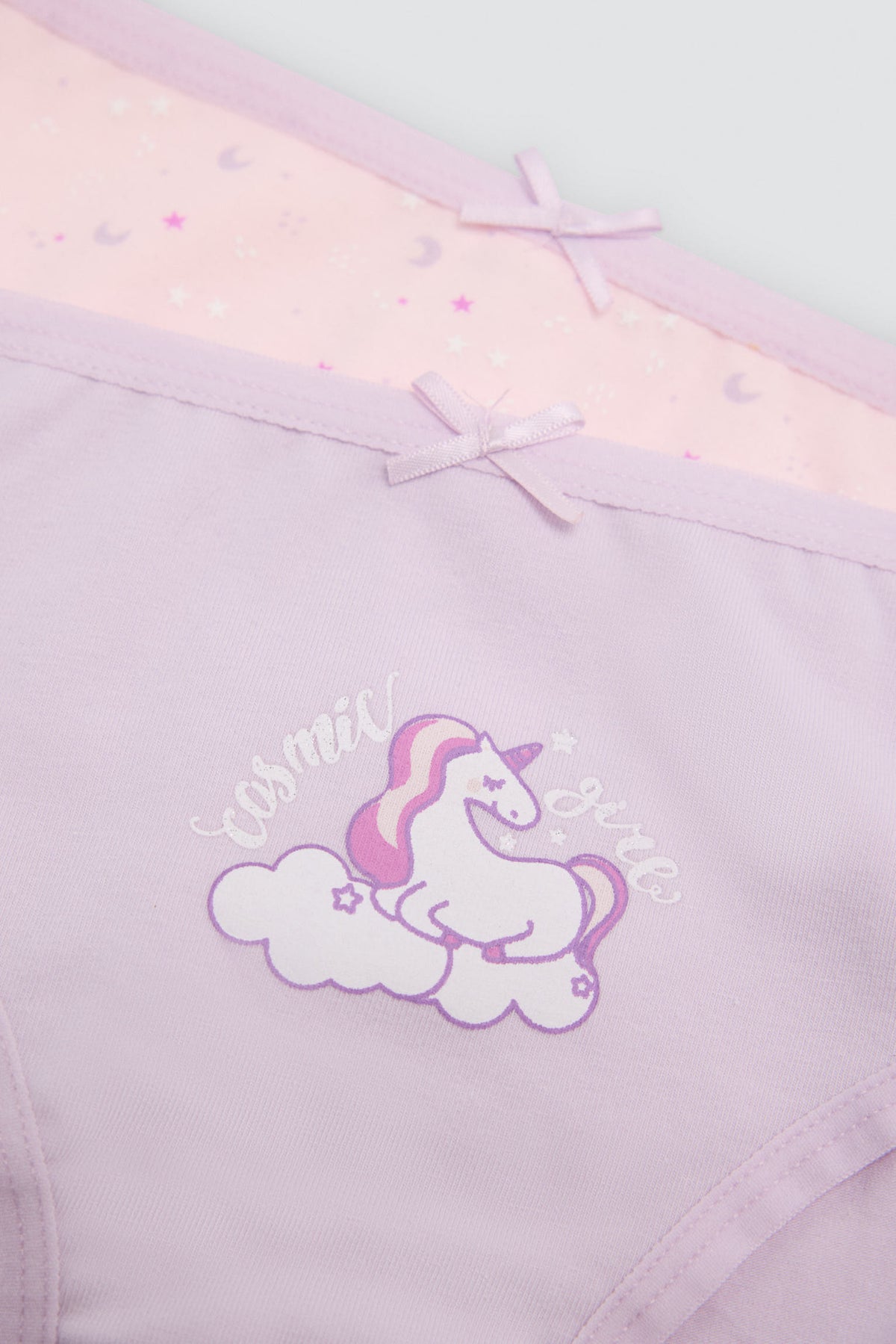 Pack de 2 braguitas de niña algodón estampado unicornio - Ysabel Mora