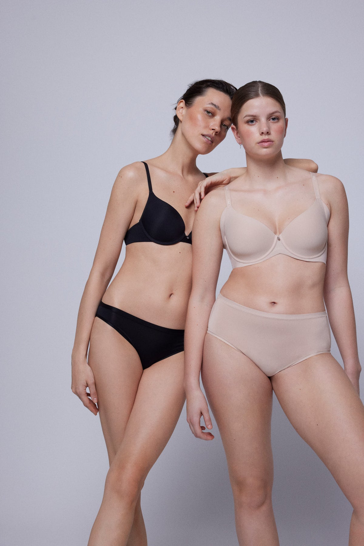 Pack 2 bragas altas básicas nude - Ysabel Mora