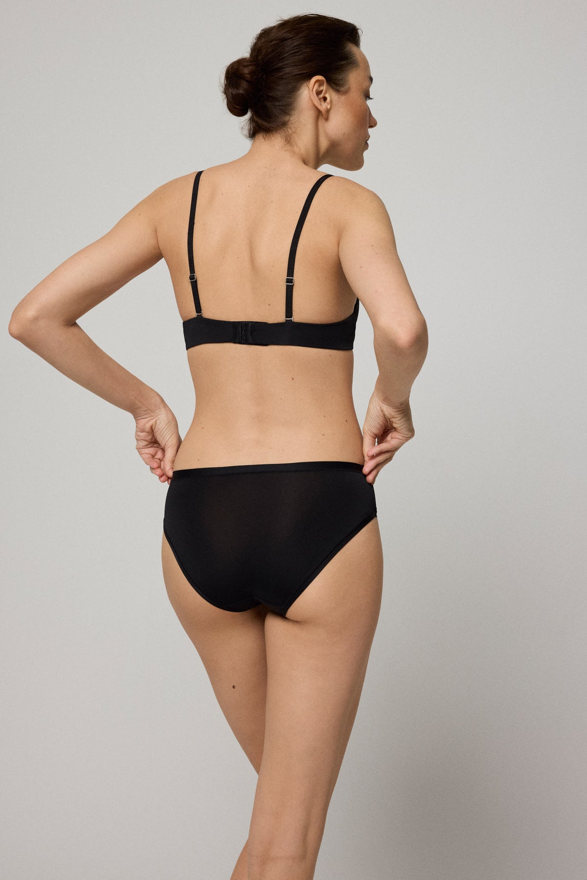 Pack 2 bragas midi básicas negro - Ysabel Mora