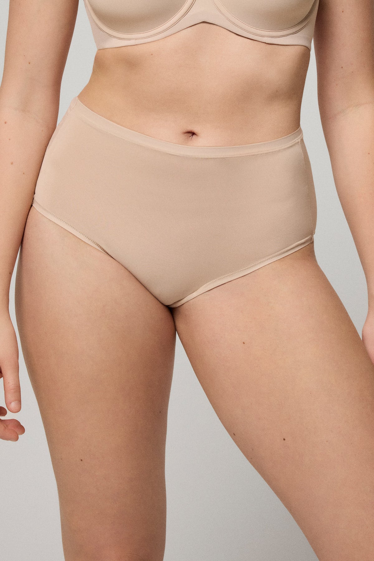 Pack 2 bragas altas básicas nude - Ysabel Mora