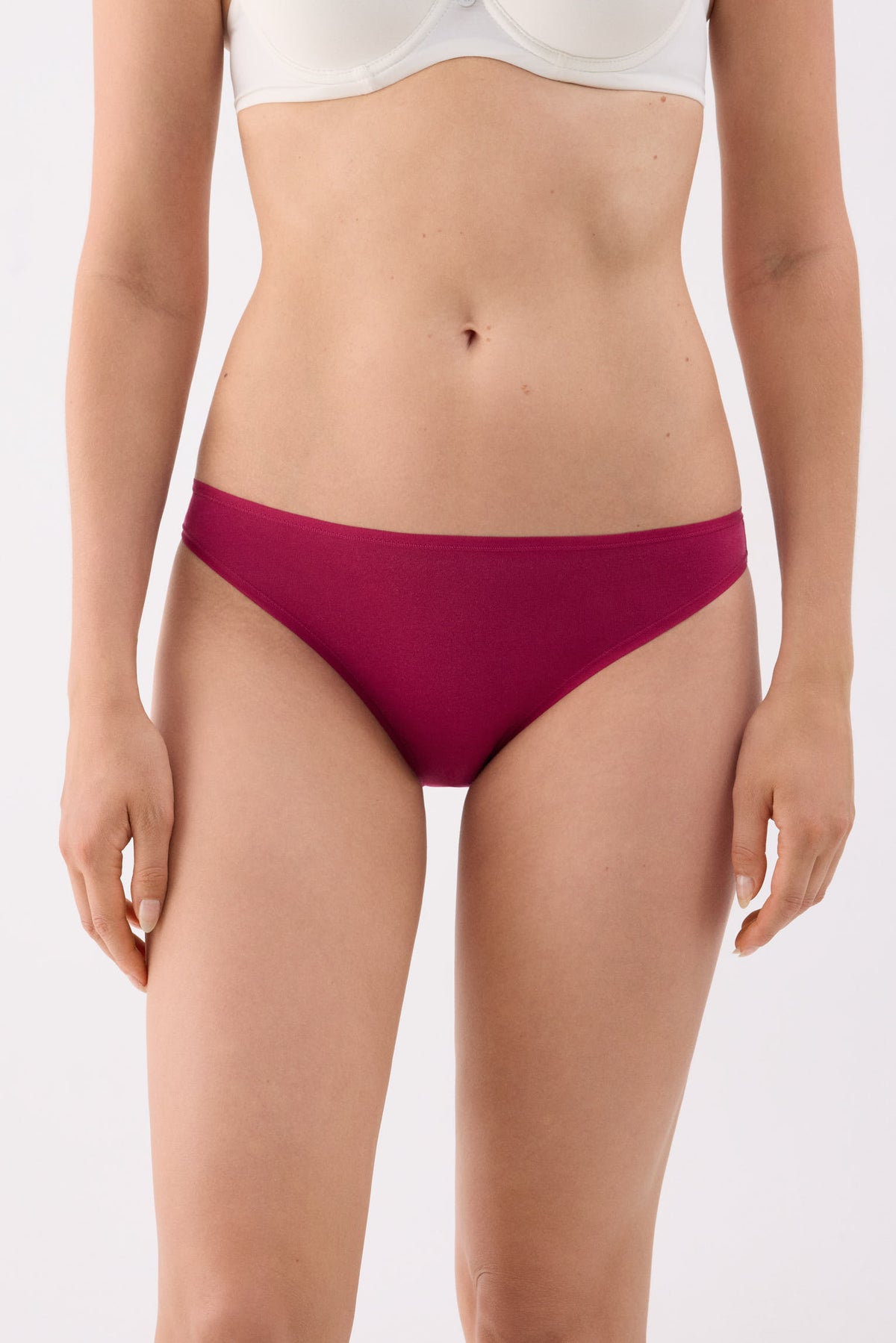 Pack de 4 culottes mini basiques en coton coloris assortis