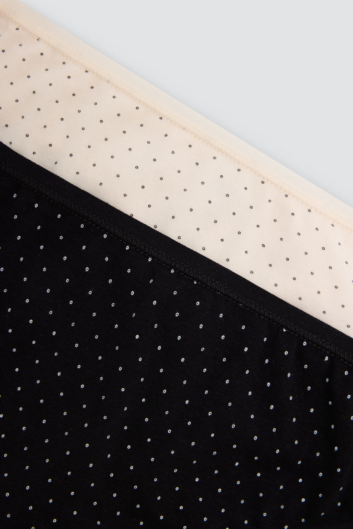 Pack de 2 strings imprimés en coton, multicolore