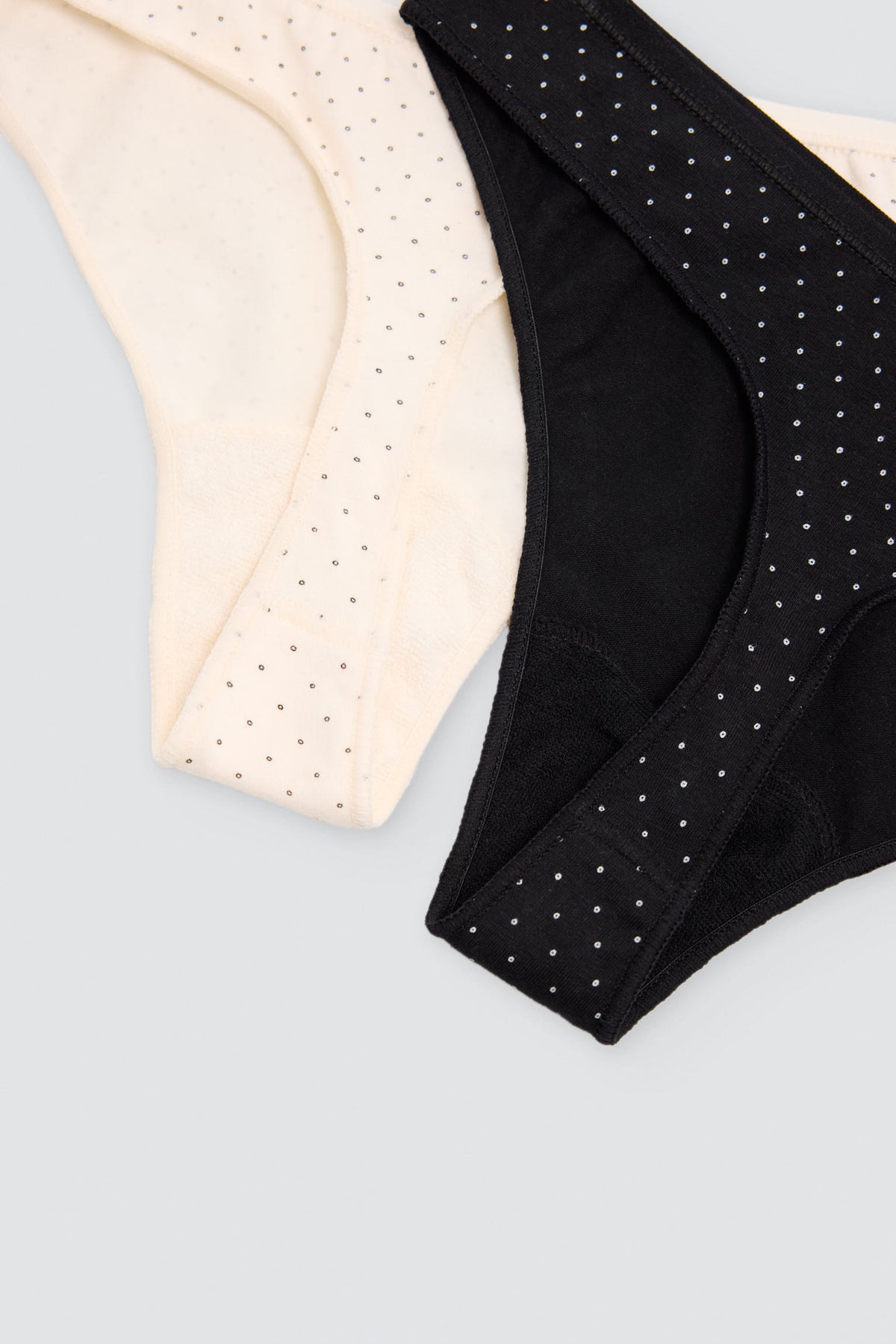 Pack de 2 strings imprimés en coton, multicolore