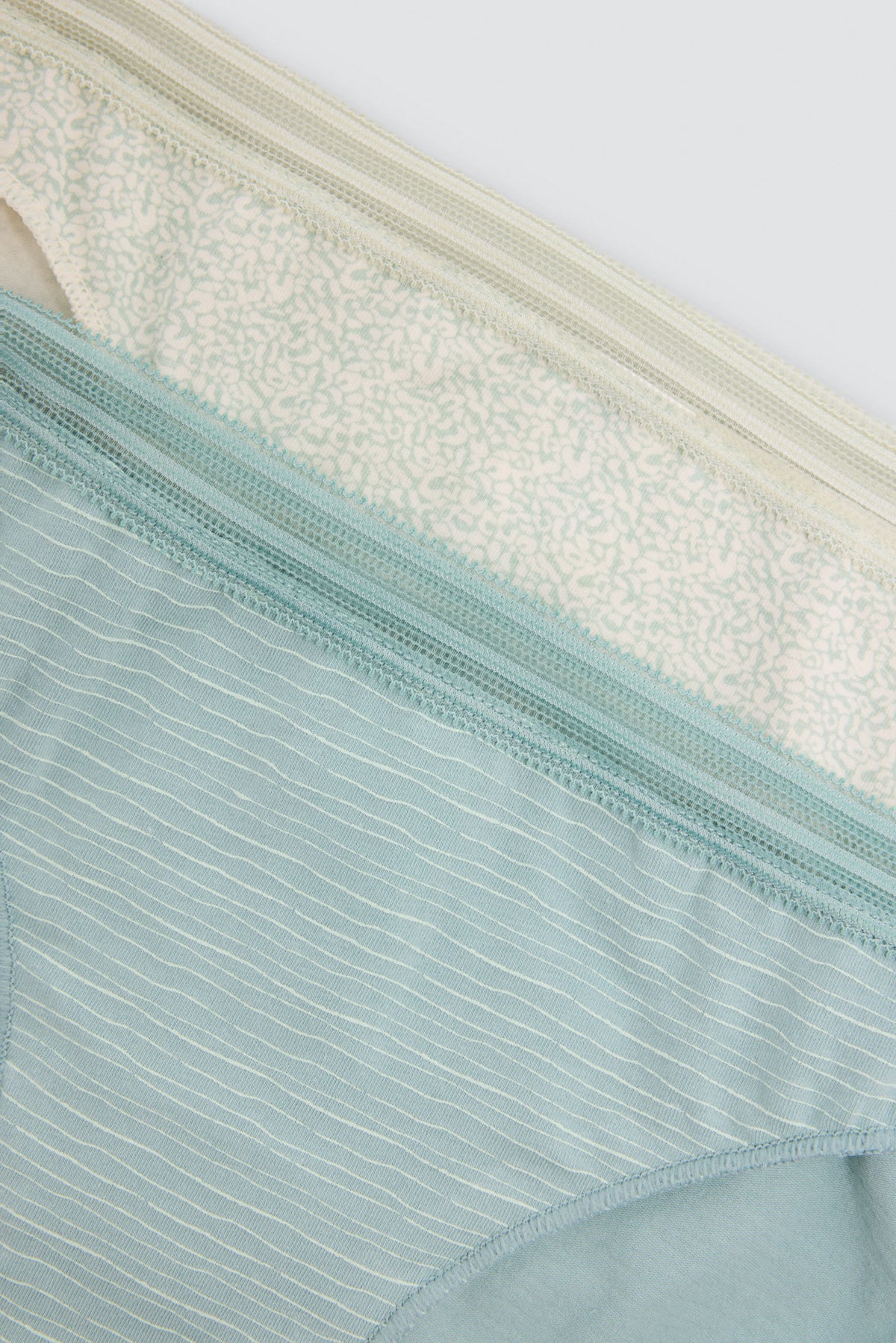 Pack de 2 culottes mini en coton, vert