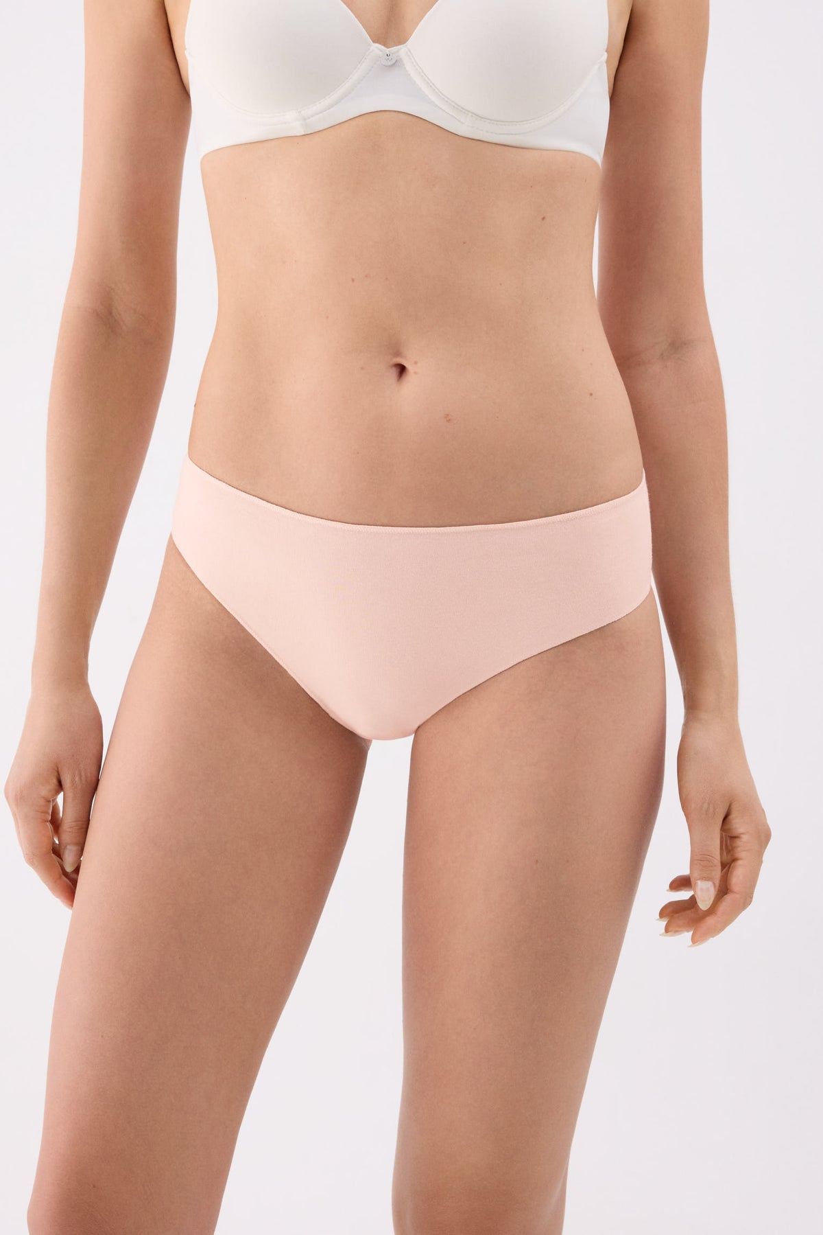Pack de 3 culottes midi en coton dans des tons froids