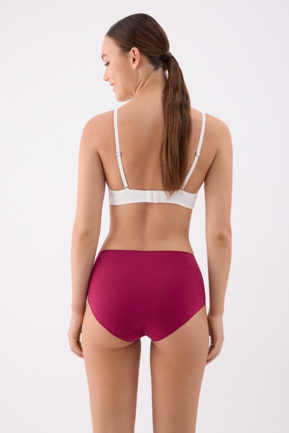 Pack de 3 culottes hautes en coton dans des tons froids