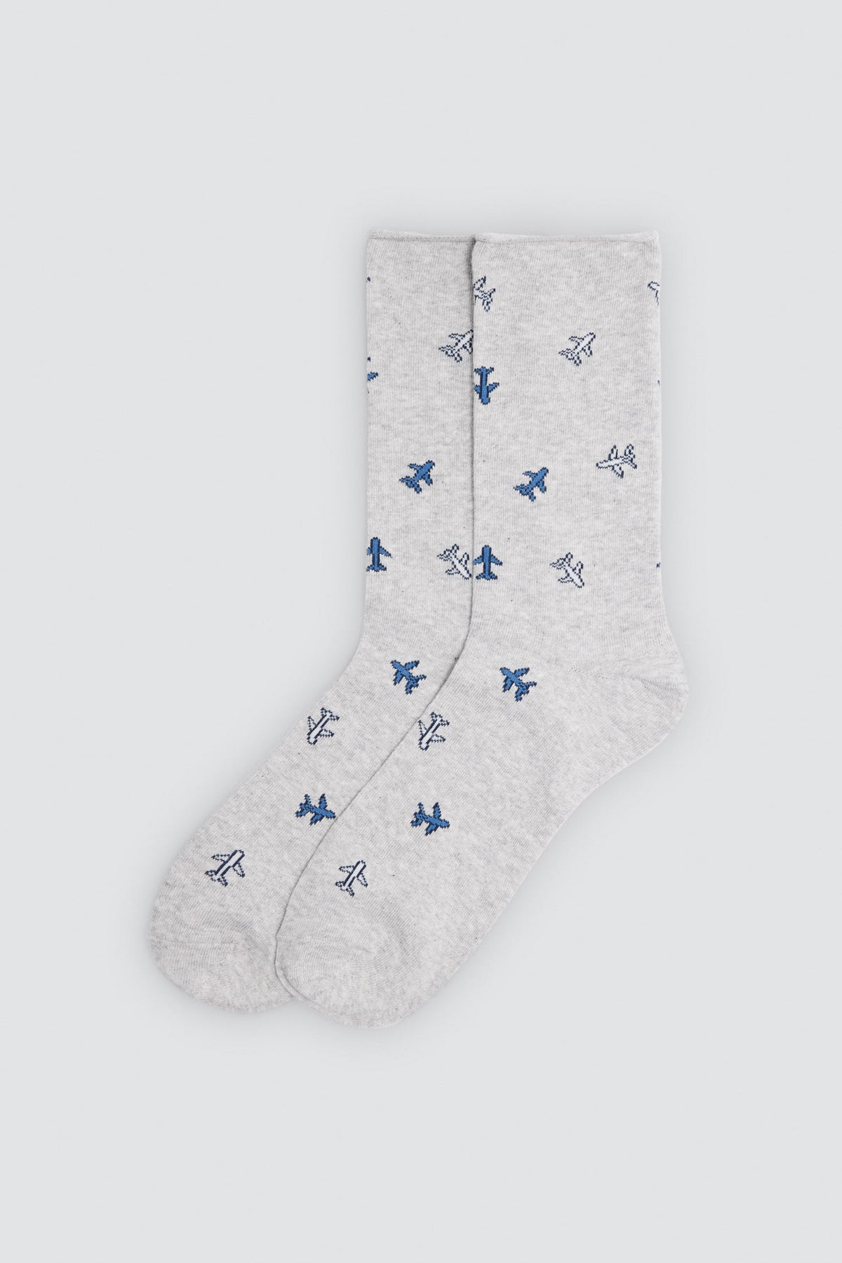 Lot de 3 chaussettes homme imprimé avions et rayures