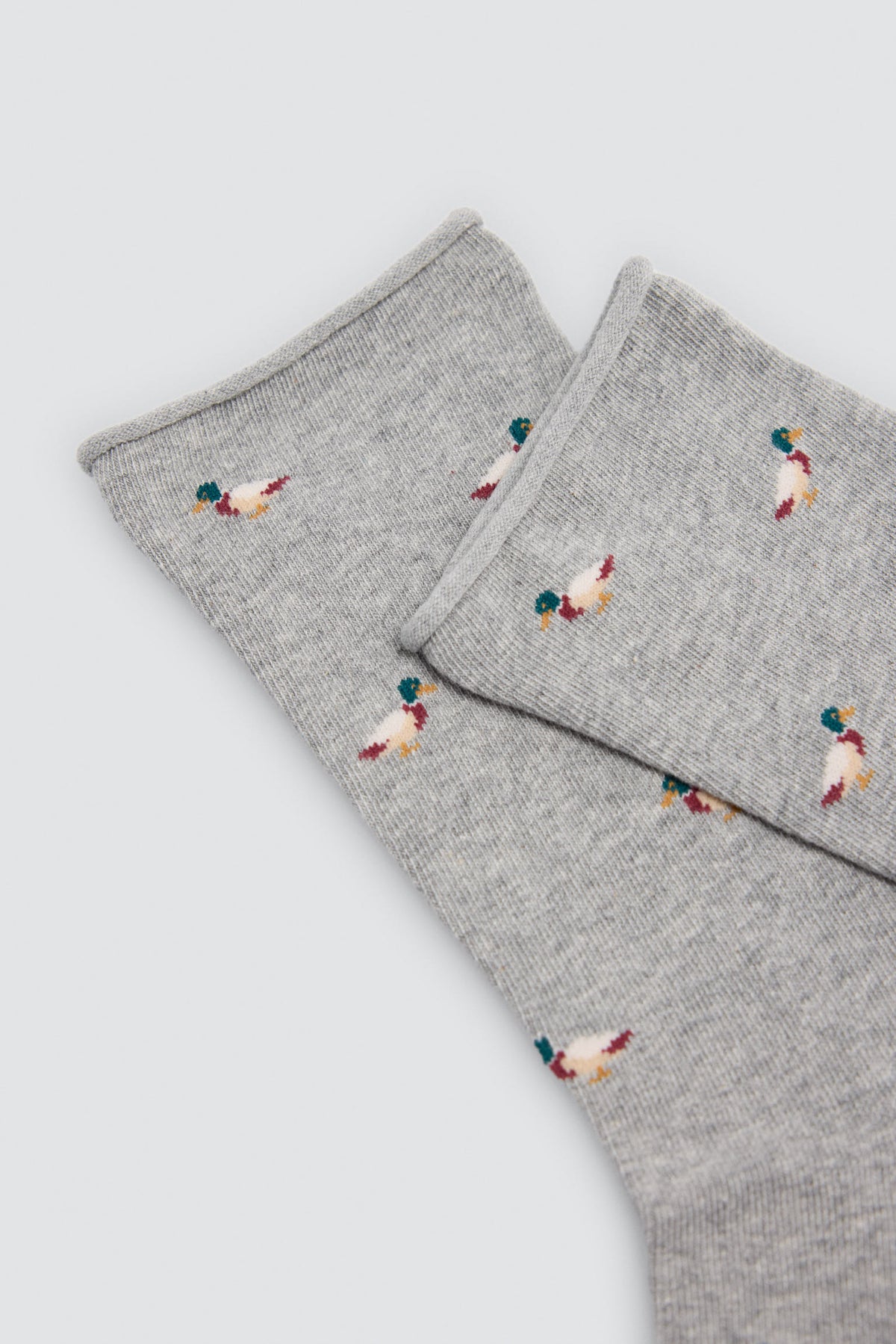 Lot de 4 chaussettes sans bord imprimé animaux