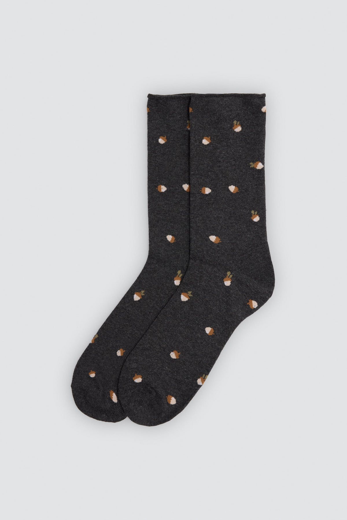 Lot de 4 chaussettes sans bord imprimé motifs naturels