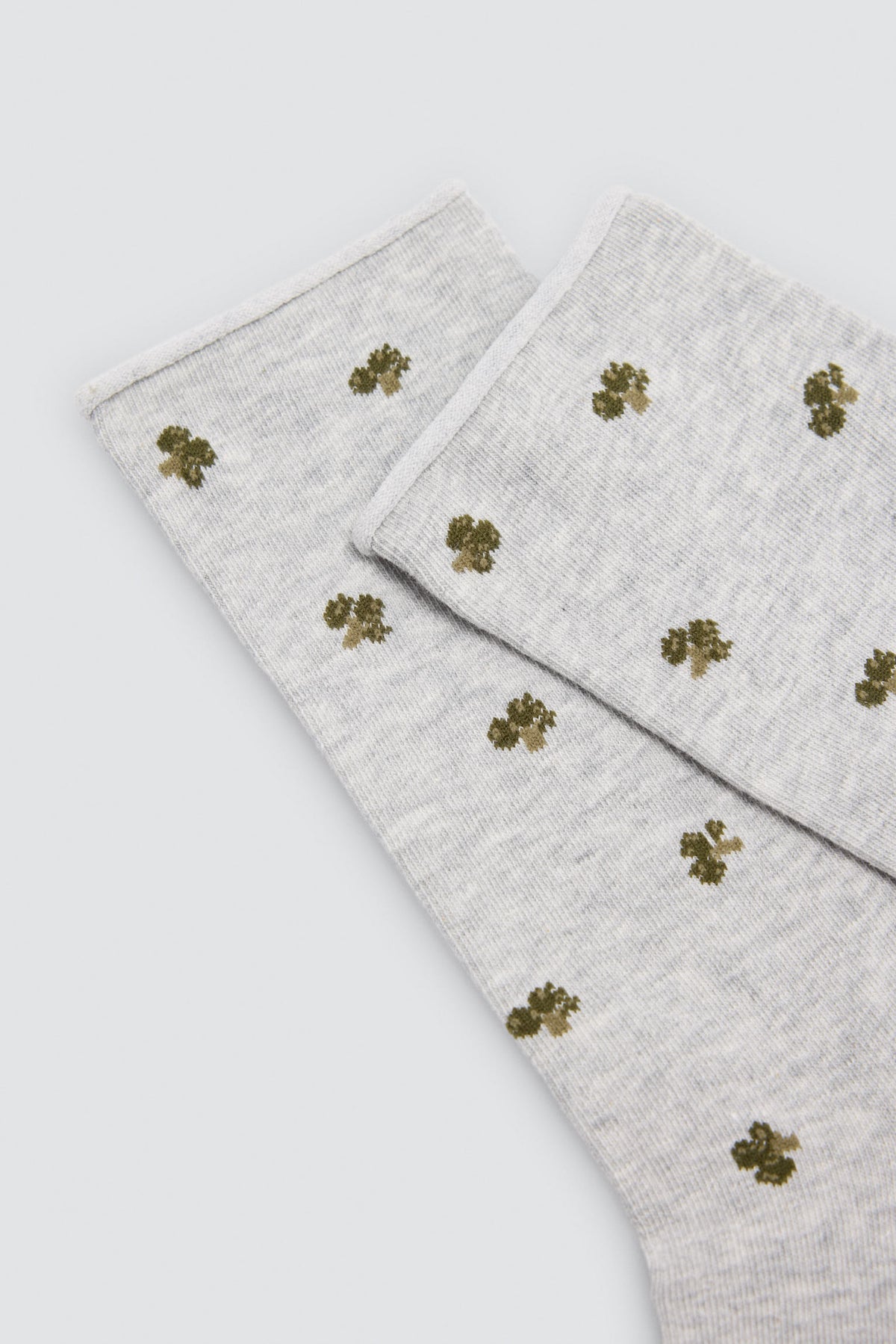 Lot de 4 chaussettes sans bord imprimé motifs naturels