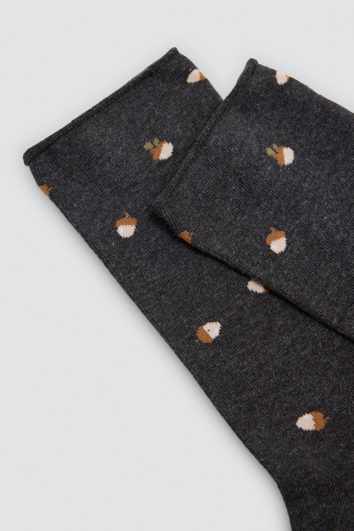 Lot de 4 chaussettes sans bord imprimé motifs naturels