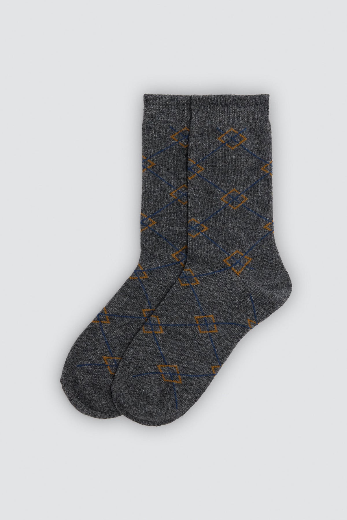 Lot de 4 chaussettes homme en laine imprimées variées