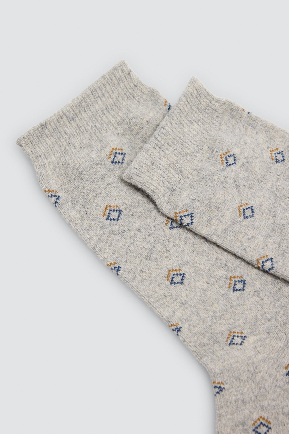 Lot de 4 chaussettes homme en laine imprimées variées