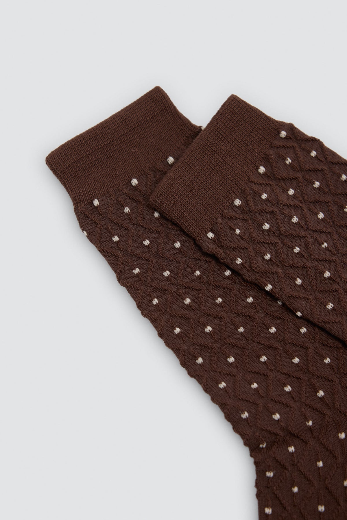Lot de 3 chaussettes homme texturées à pois