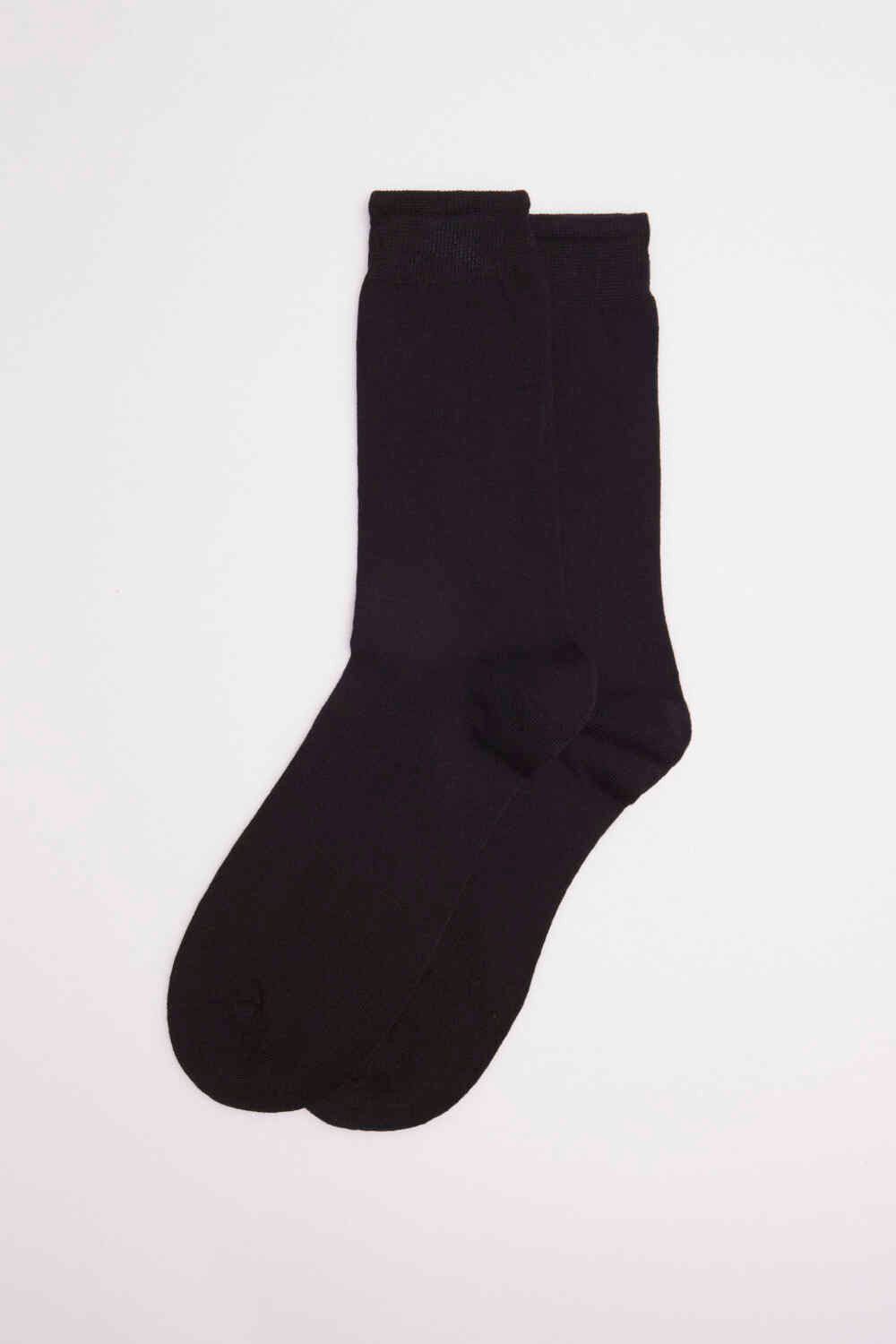 Calcetines básicos algodón largos negro - Ysabel Mora