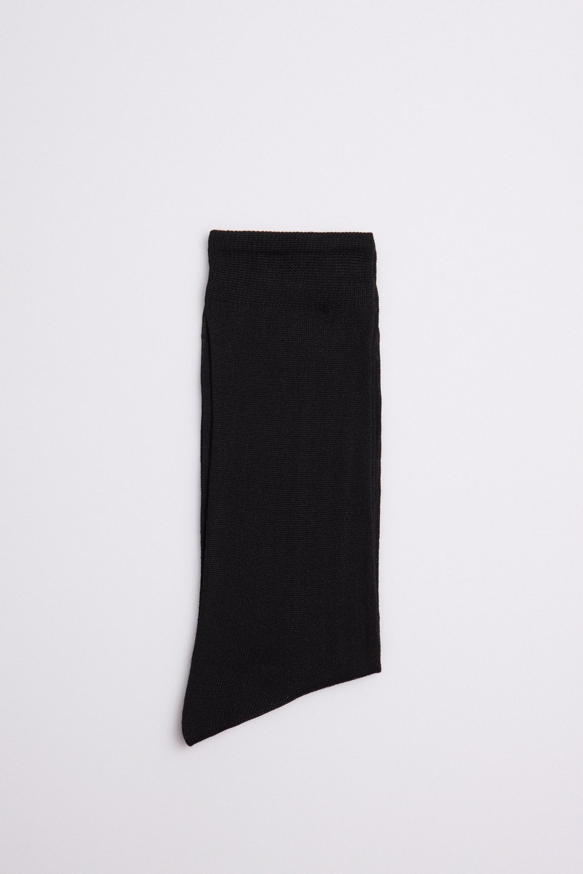 Calcetines básicos hilo de escocia negro - Ysabel Mora