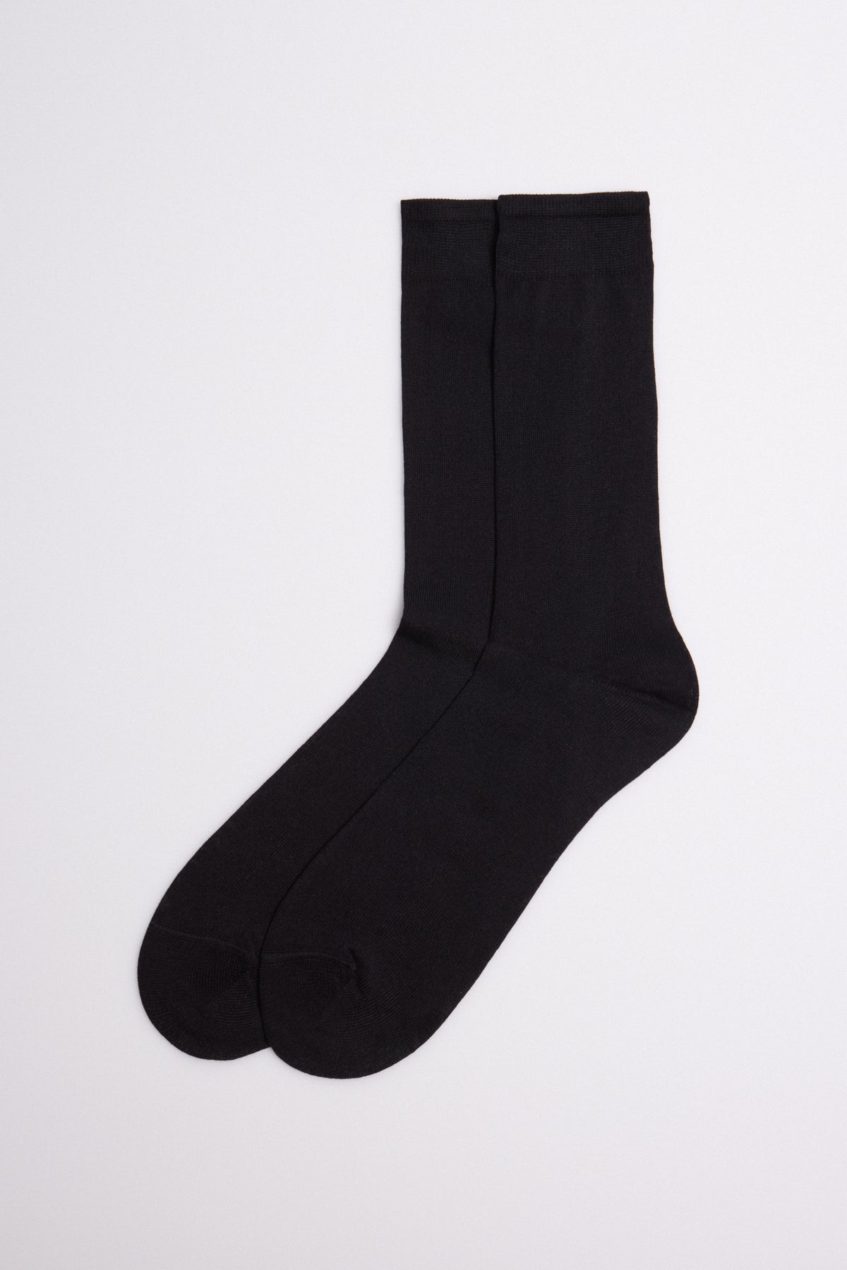 Calcetines básicos hilo de escocia negro - Ysabel Mora