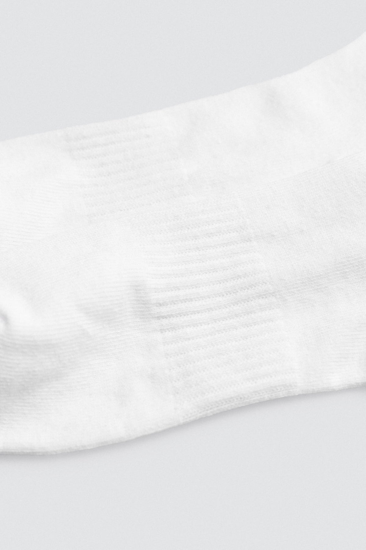Pack 3 calcetines deportivos puño a rayas blanco - Ysabel Mora