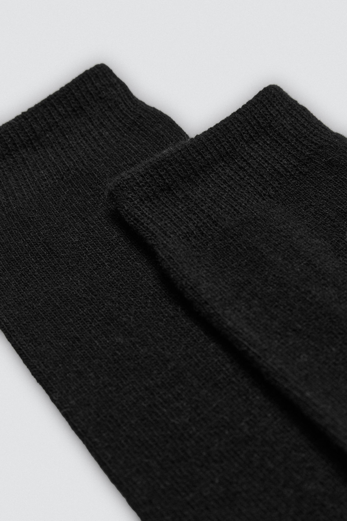 Pack 3 calcetines lana básicos negro - Ysabel Mora