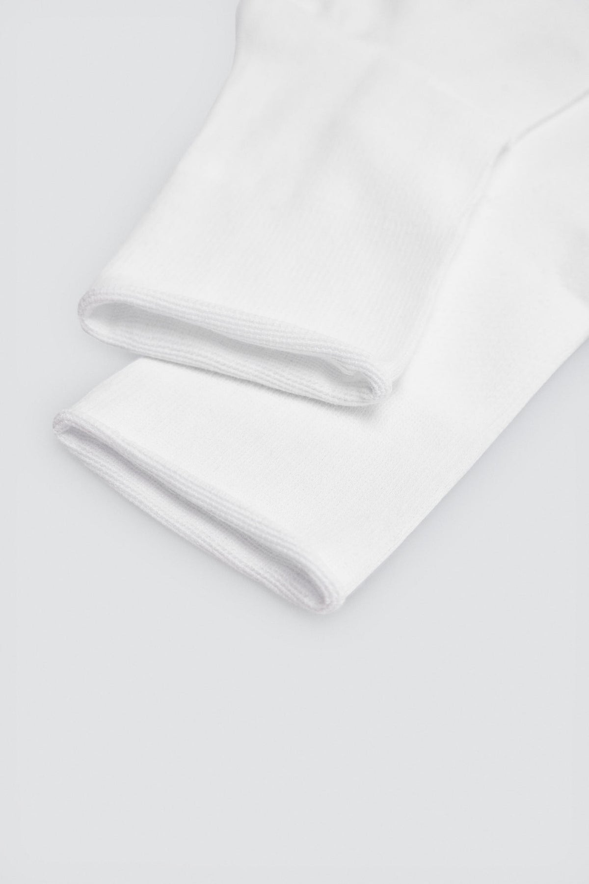 Pack 3 calcetines altos básicos lisos blanco - Ysabel Mora