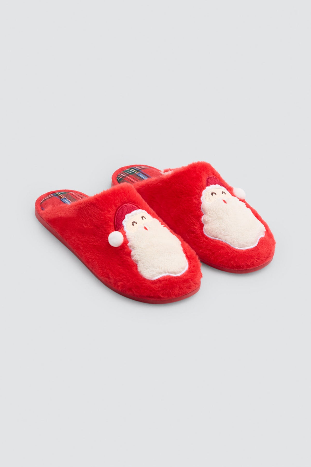 Chaussons de Noël homme motif Père Noël