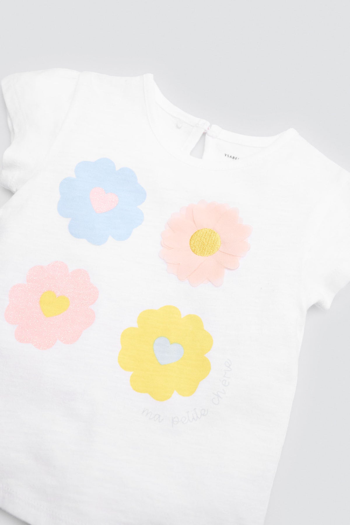 Conjunto bebé 3 piezas estampado floral - Ysabel Mora