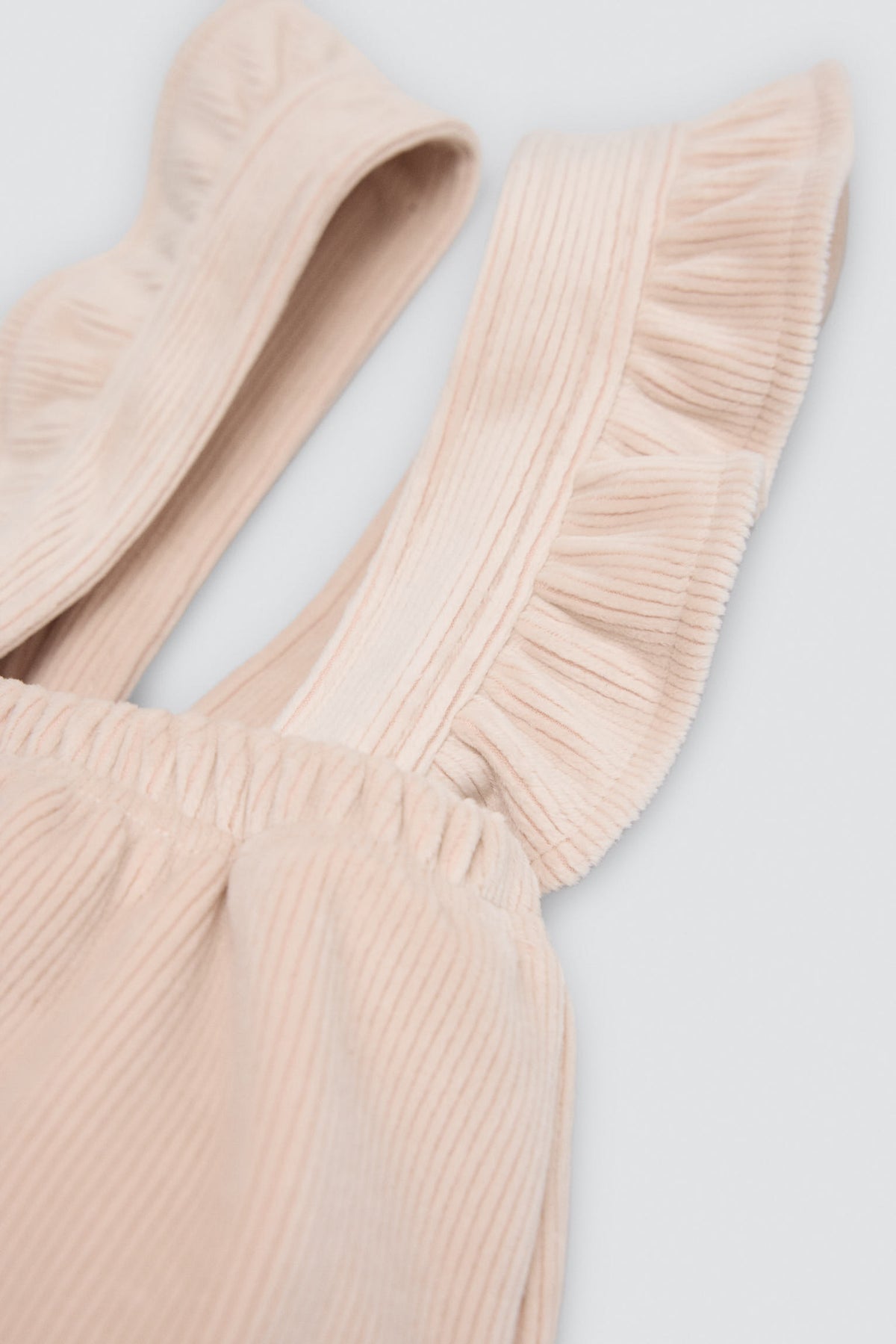 Conjunto bebé falda pana y camiseta manga larga volante - Ysabel Mora