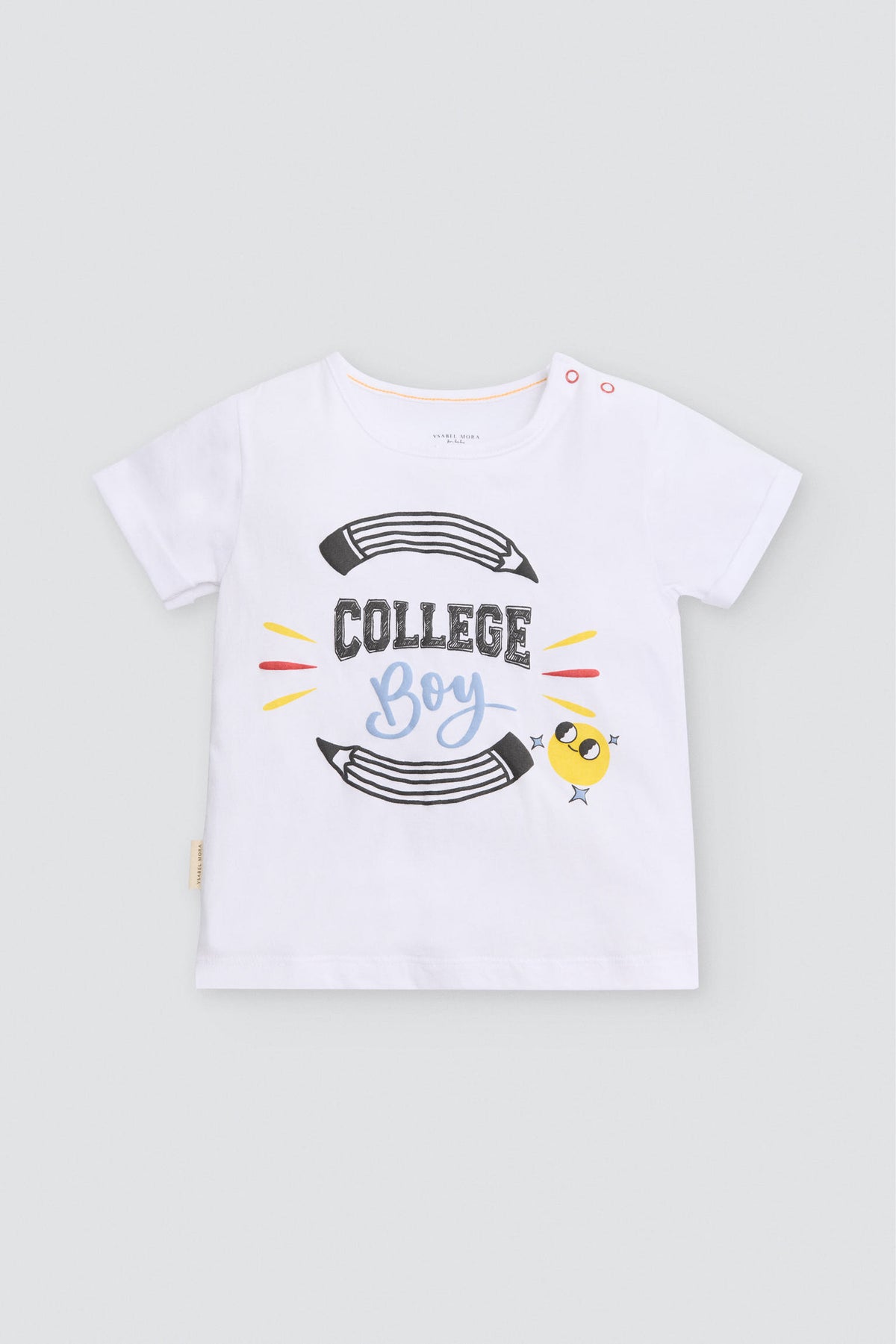 Conjunto bebé manga corta College Boy - Ysabel Mora