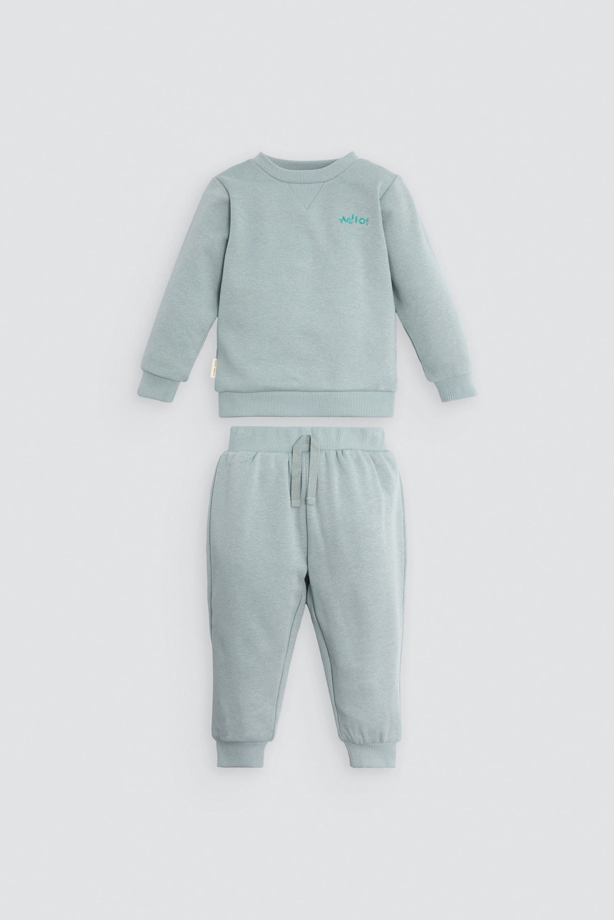 Ensemble survêtement bébé manches longues ENJOY vert