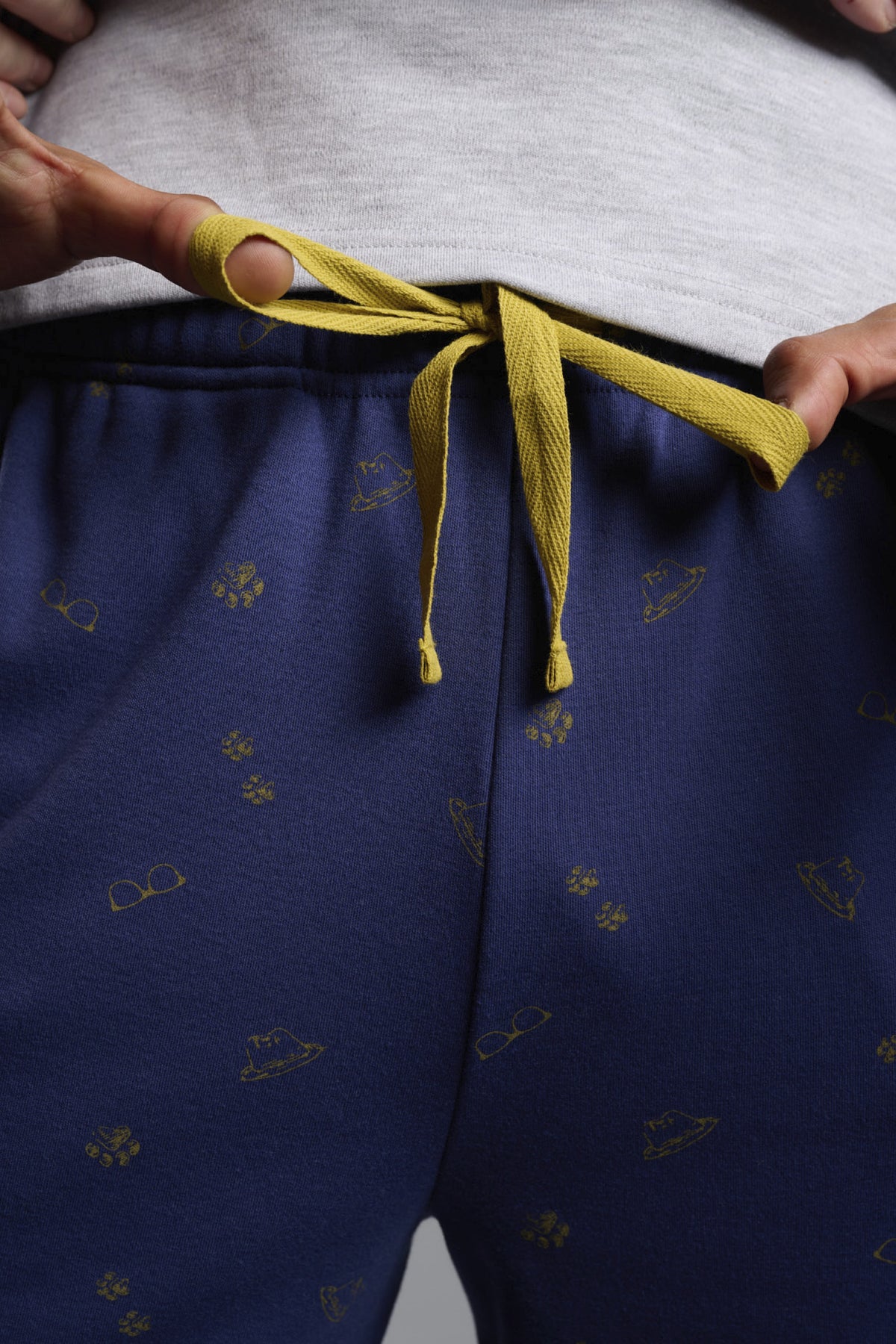 Pyjama long homme molletonné imprimé Gentleman Lifestyle