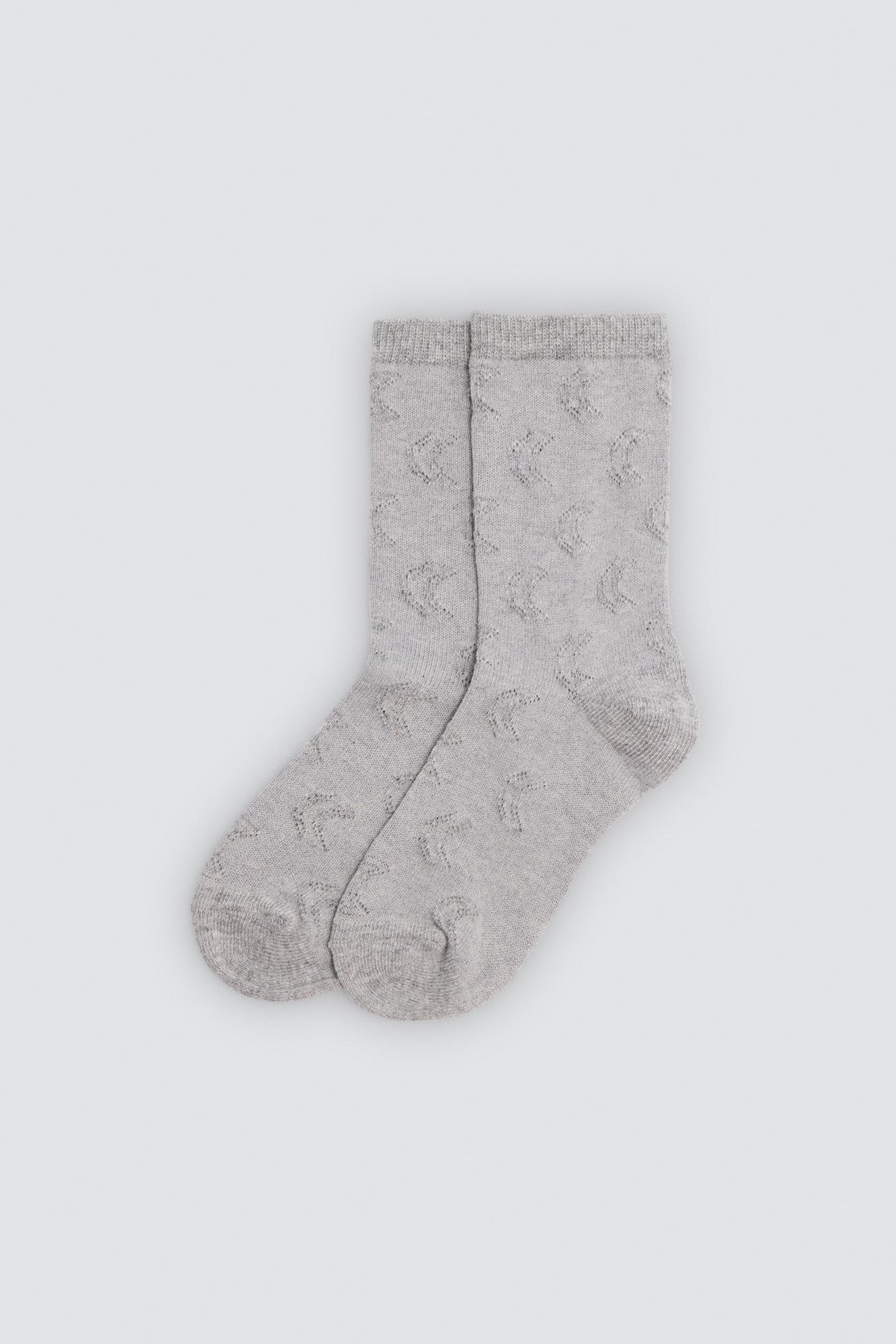 Lot de 4 chaussettes fille bord anti-compression imprimés variés