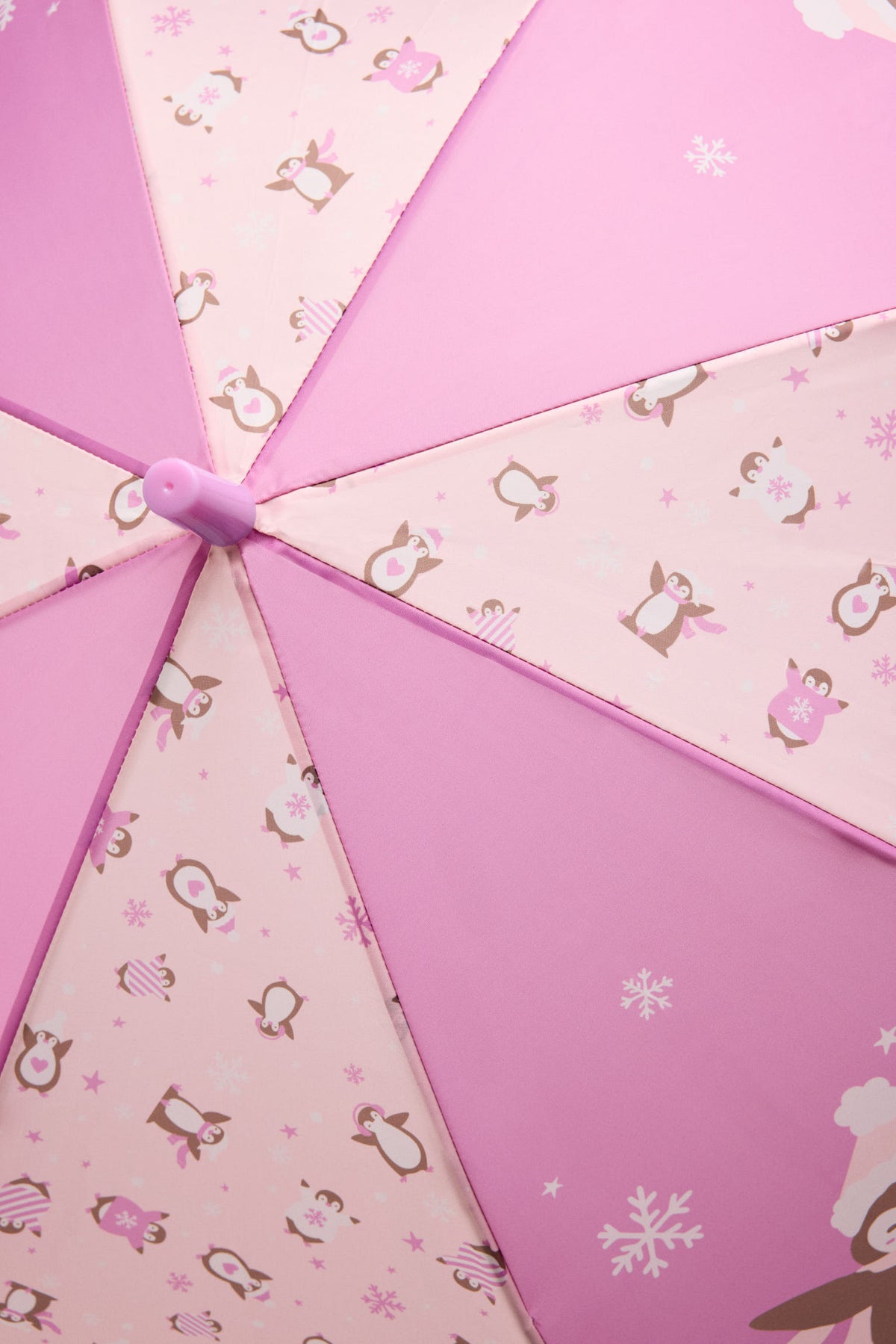 Parapluie fille imprimé pingouins