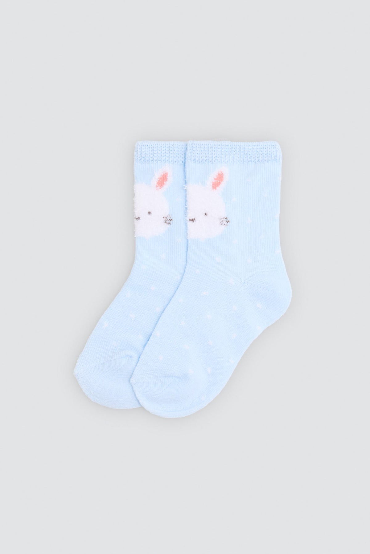 Lot de 4 chaussettes bébé imprimé lapins amusants