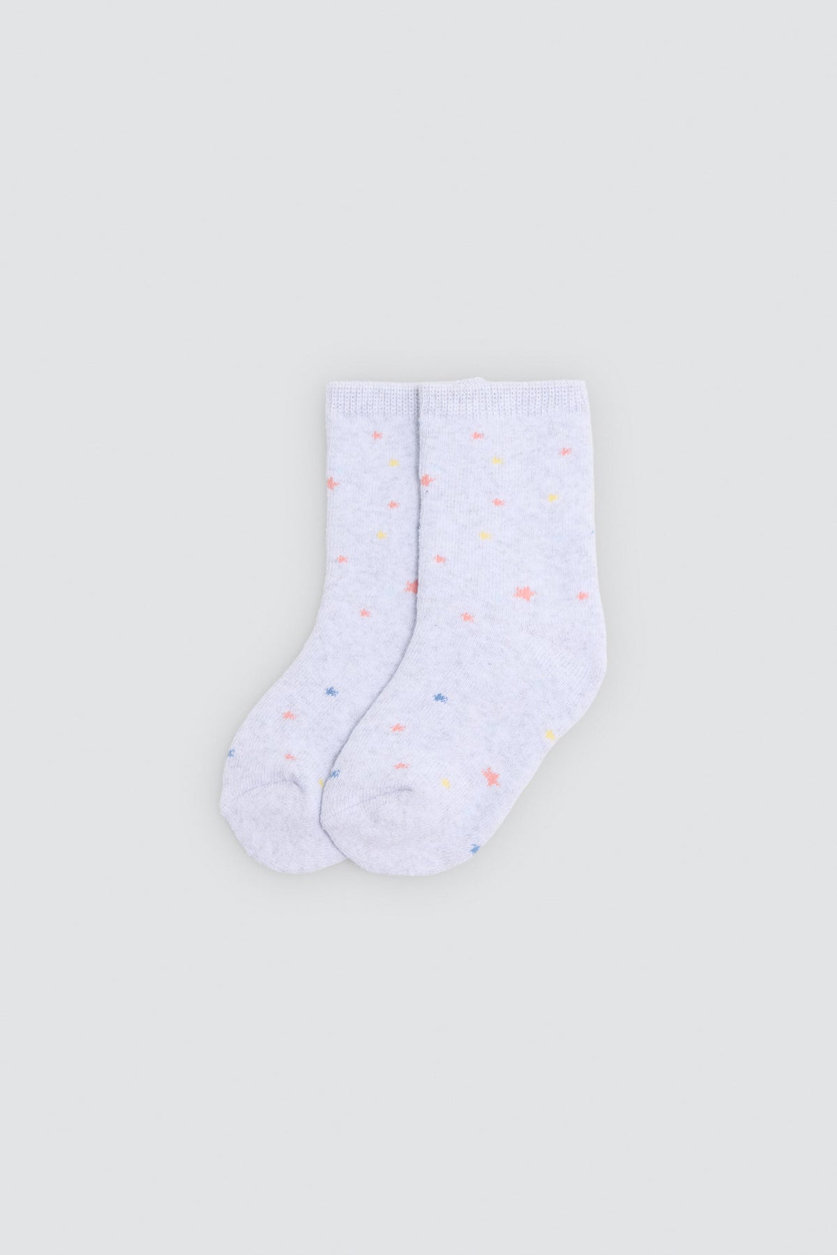Lot de 4 chaussettes thermiques bébé imprimé lunes et étoiles