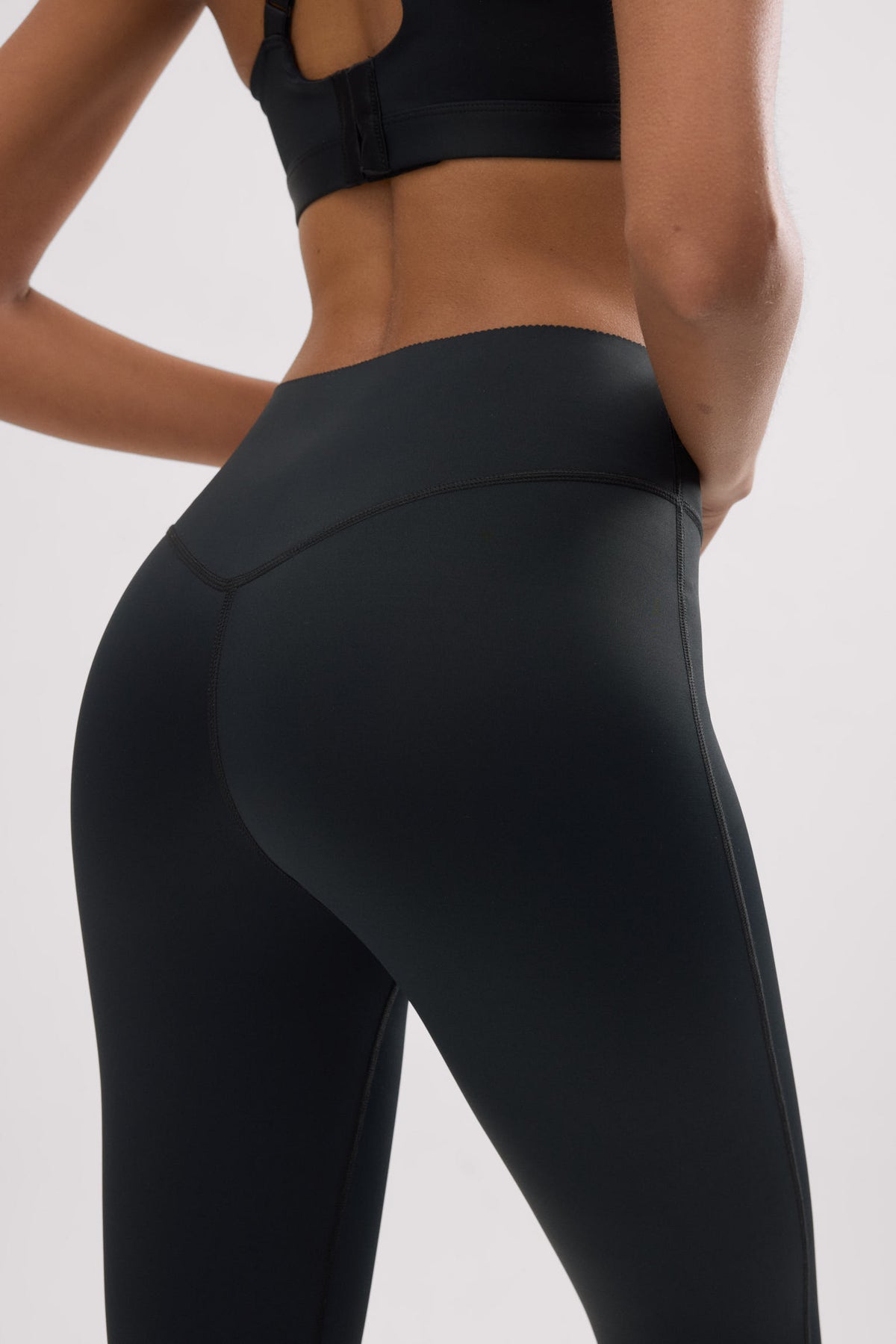 Leggings deportivos Compressive efecto push-up negro - Ysabel Mora