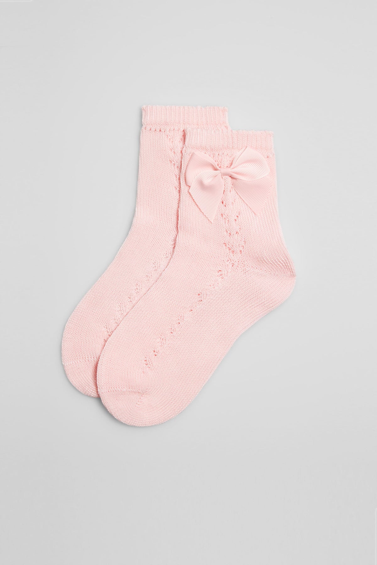 02853-1-calcetines-infantiles-calados-ysabel-mora - Rosa