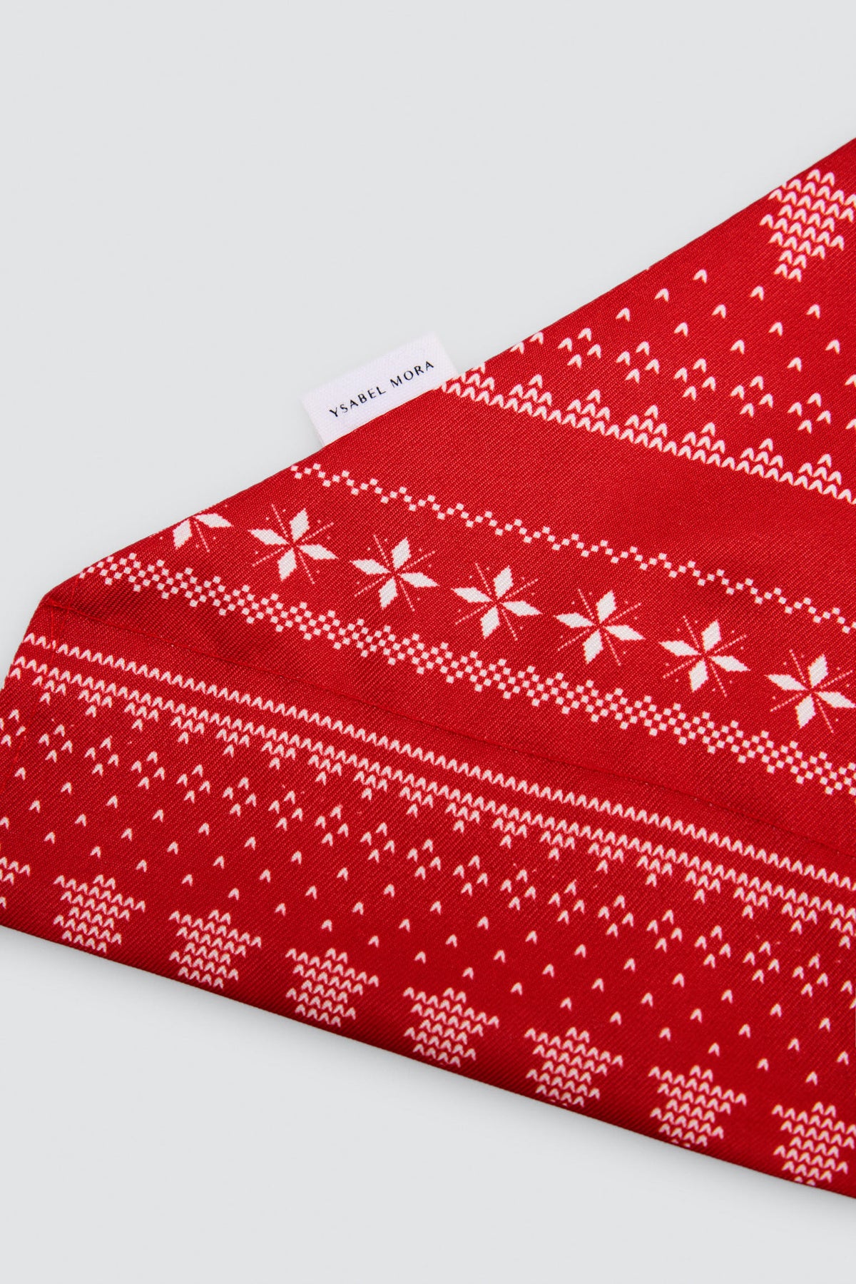 Bandana para mascotas navidad estampado Papá Noel