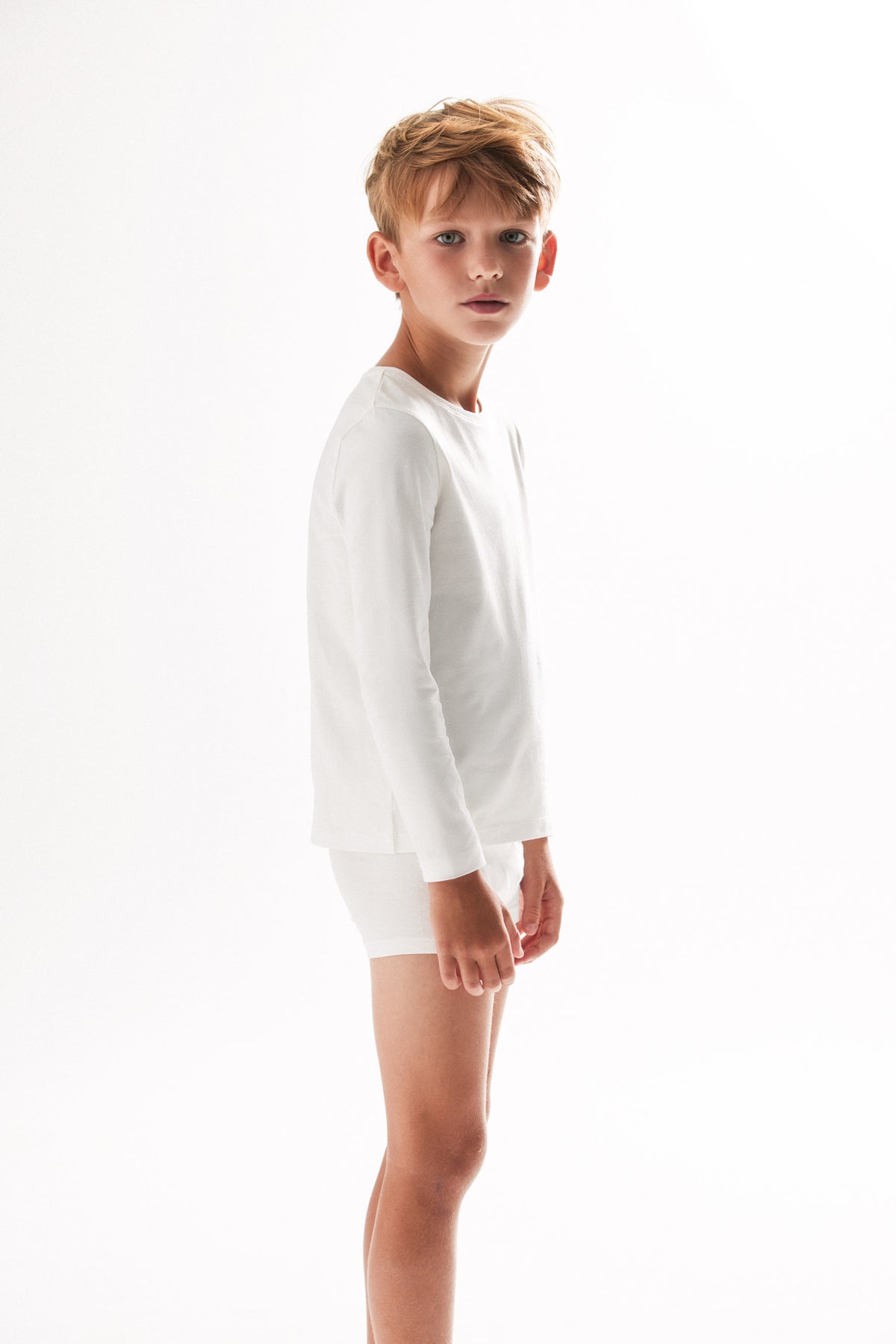 Pack de 2 bóxers de niño algodón blancos - Ysabel Mora