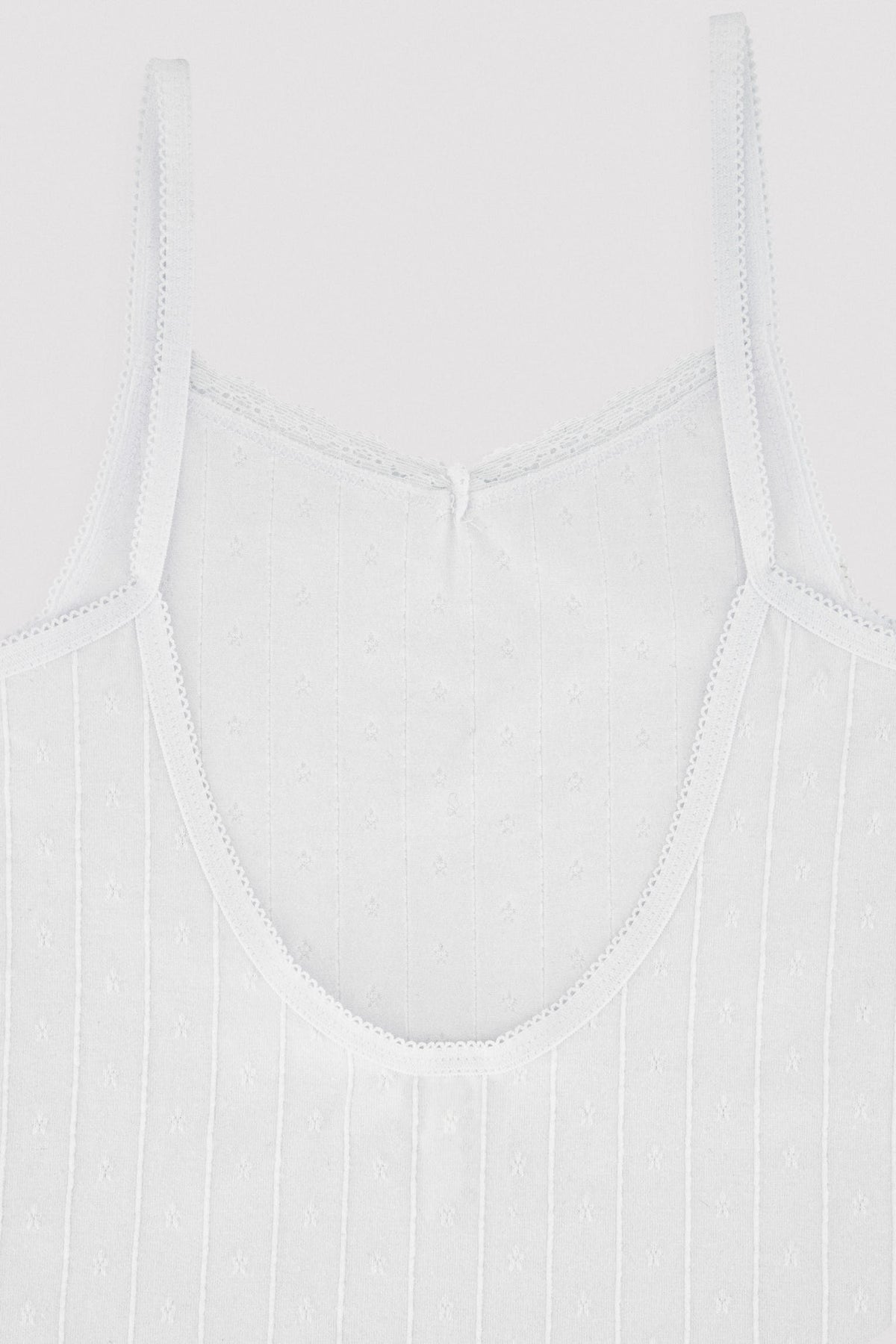 Conjunto infantil interior camiseta y braga blanco - Ysabel Mora