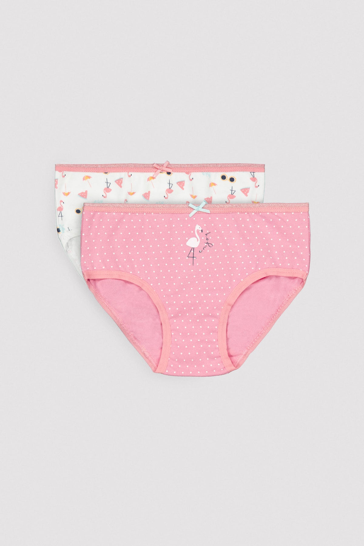 Pack de 2 bragas infantiles estampado flamencos - Ysabel Mora
