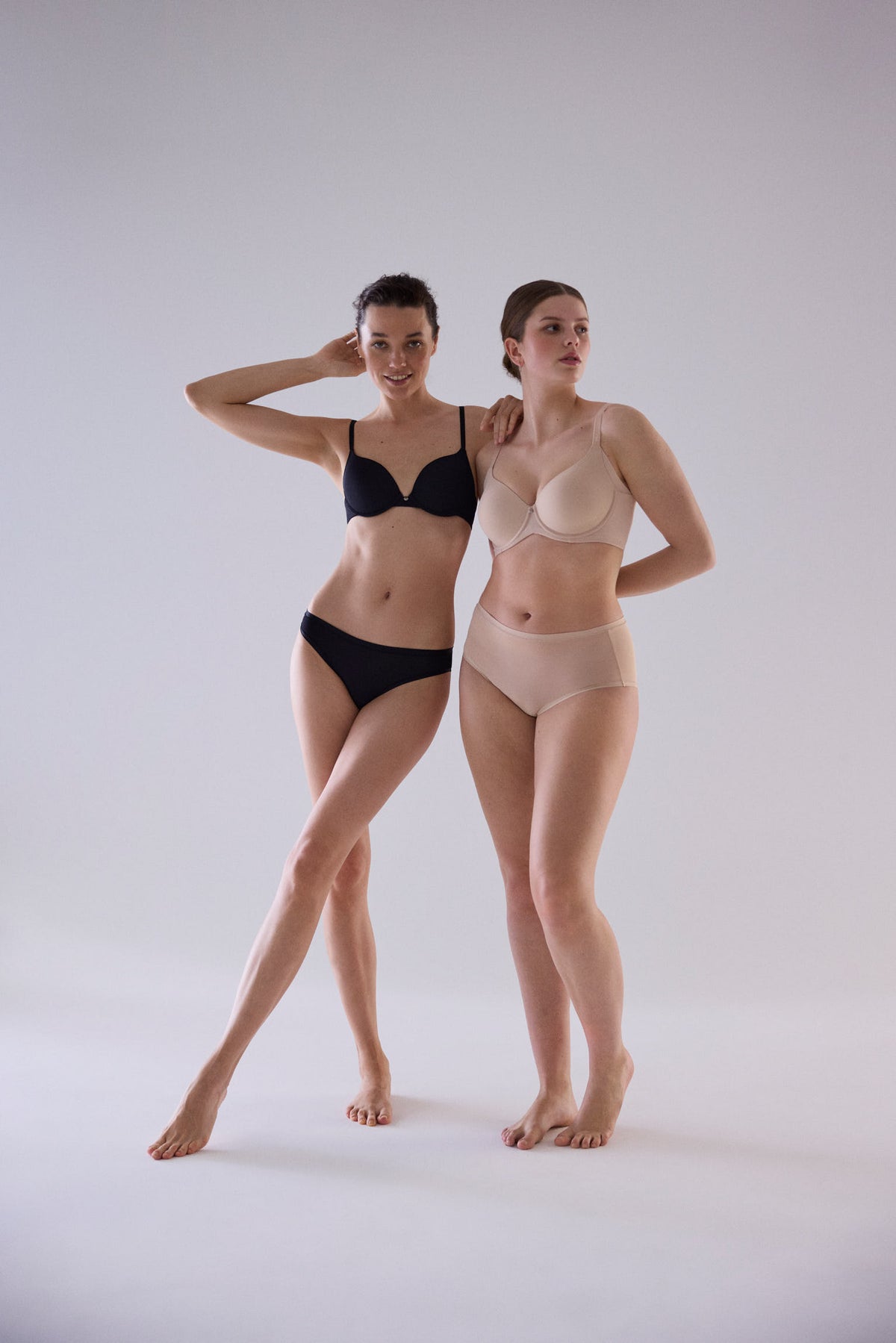 Pack 2 bragas altas básicas nude - Ysabel Mora