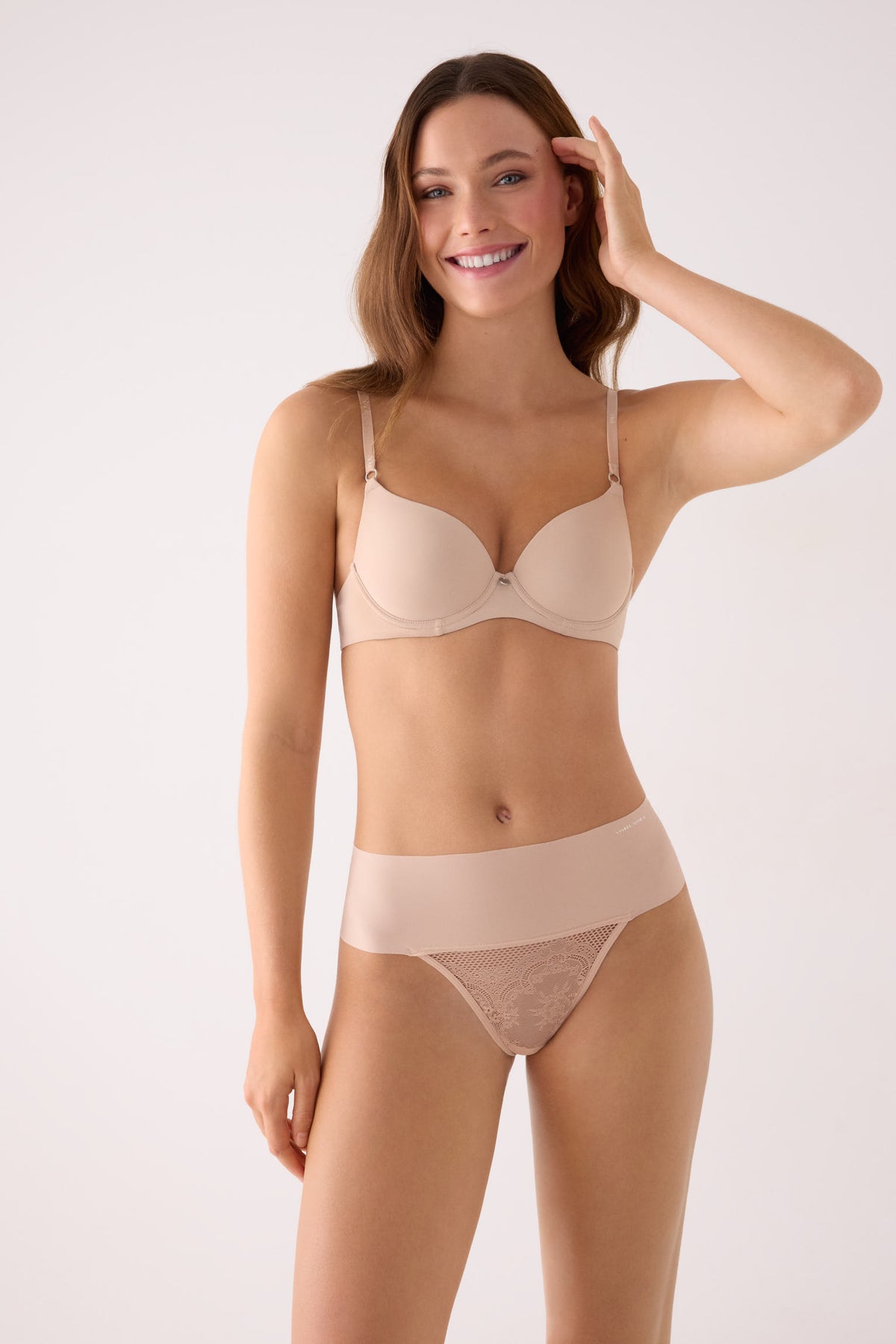 String taille haute  nude