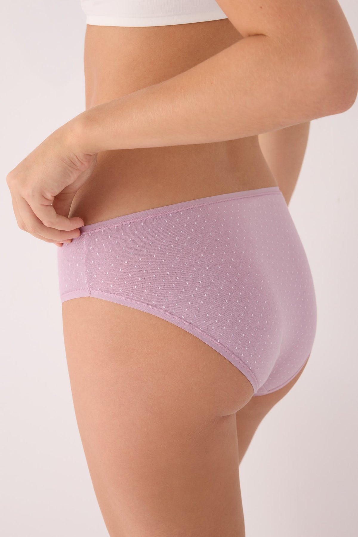 Pack de 6 culottes midi imprimées en coton